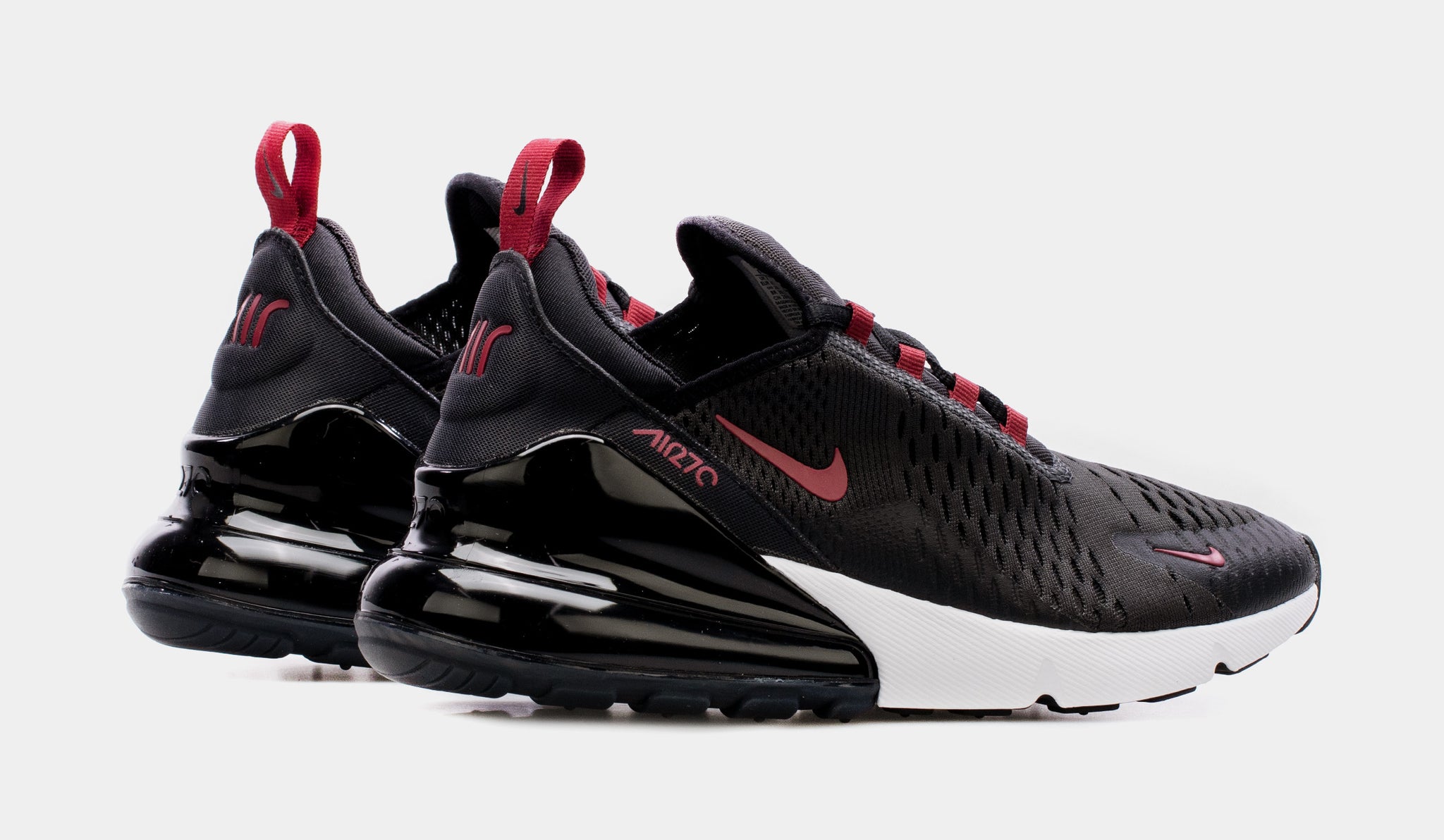 Air Max 270 Mens Running Shoes (Black/Red)