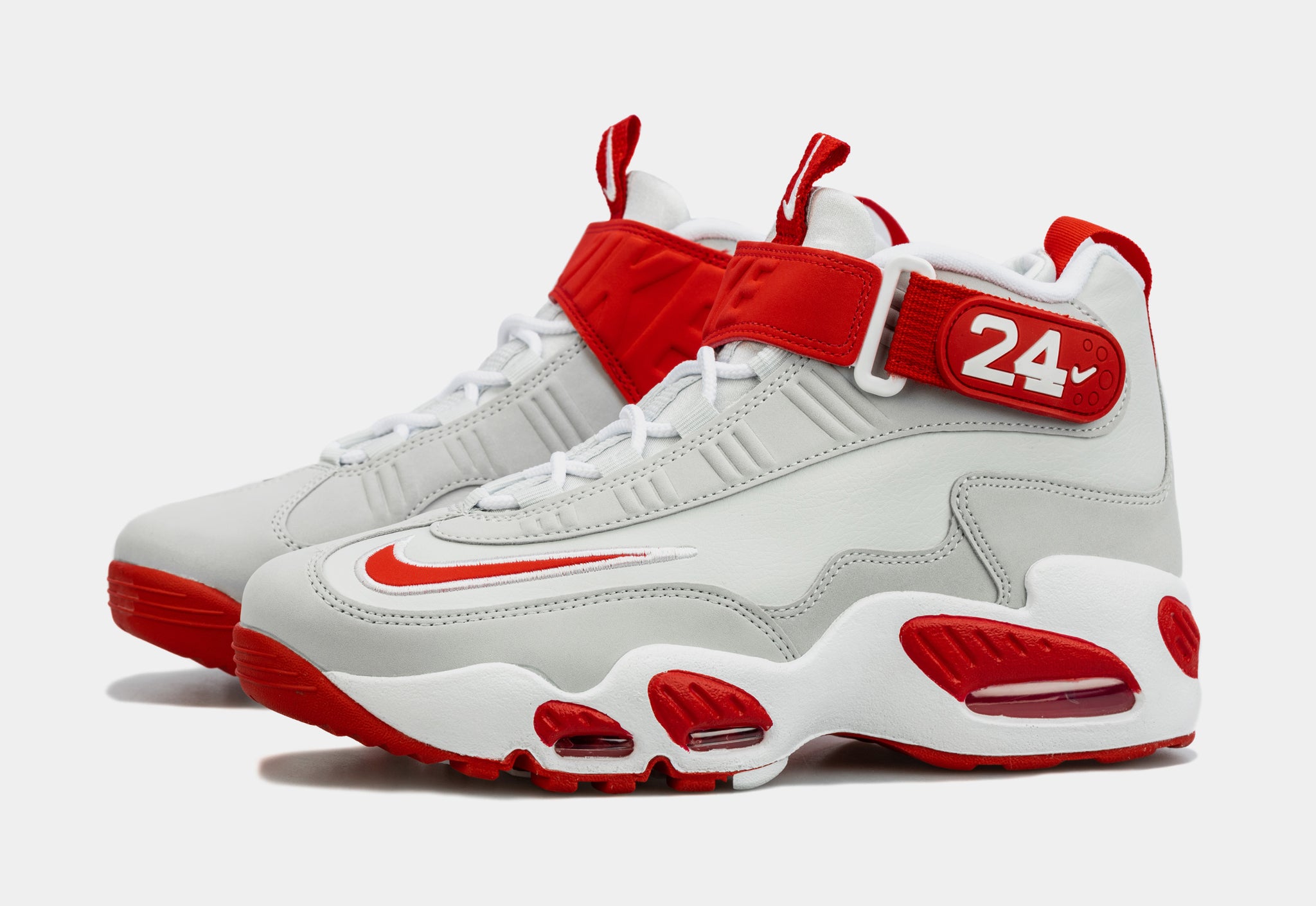 Nike Air Griffey Max Mens Basketball Shoes Red White Free