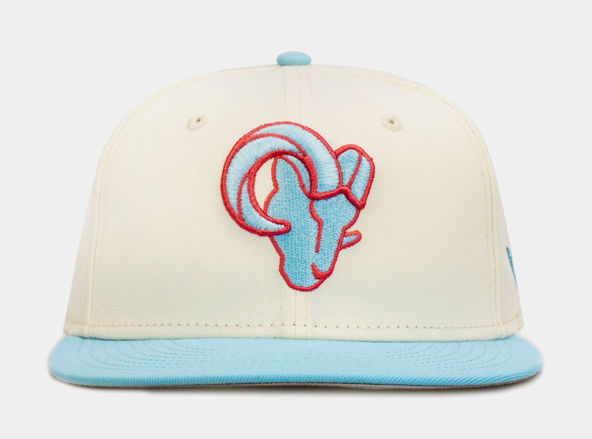 New Era Los Angeles Rams Colorpack 59Fifty Mens Fitted Hat Blue White ...
