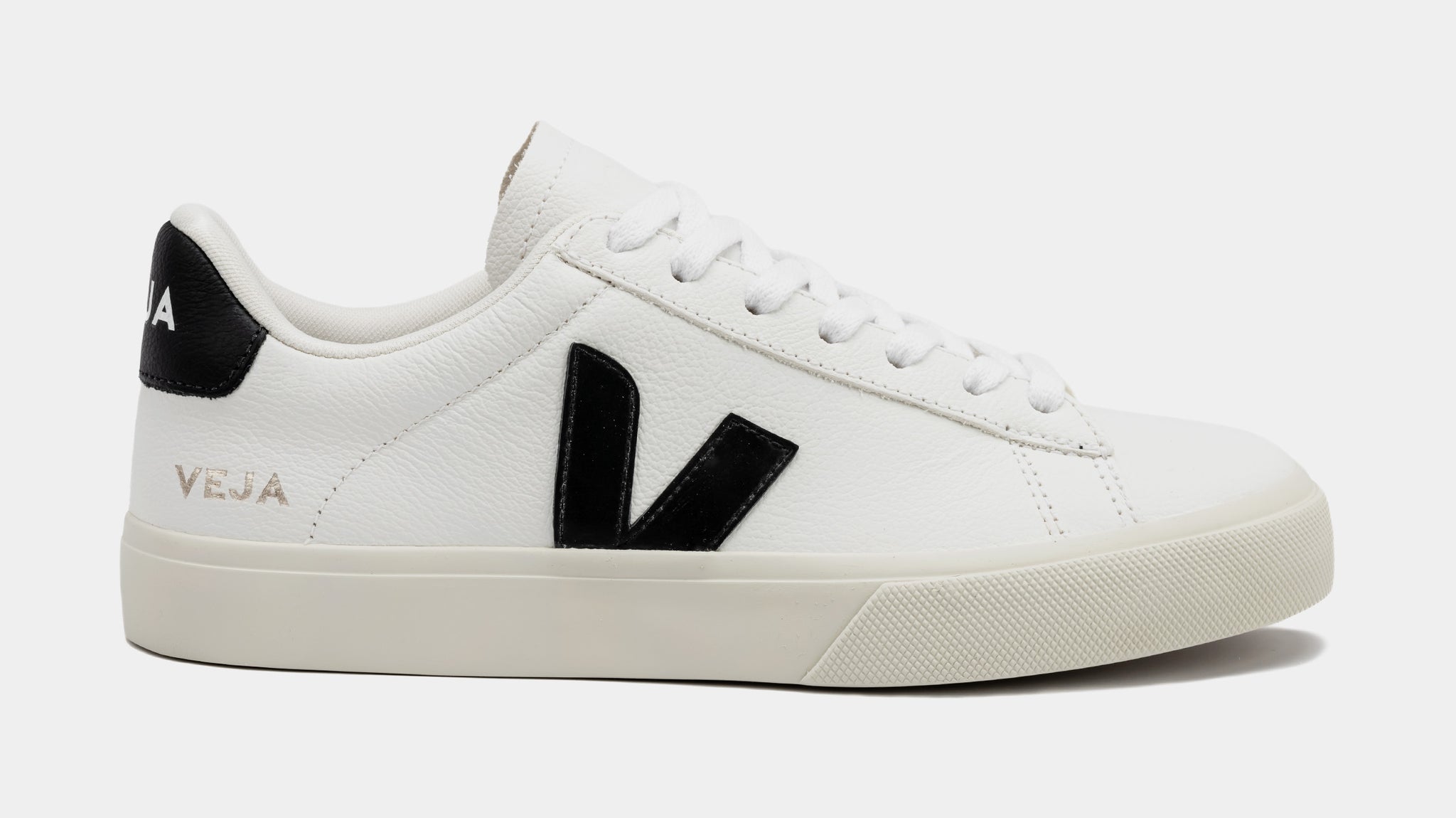Veja White Campo Leather Sneakers