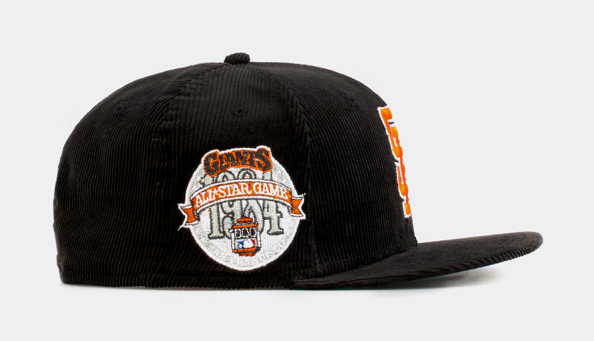 SP Exclusive Black Corduroy San Francisco Giants 59Fifty Mens Fitted Hat  (Black)