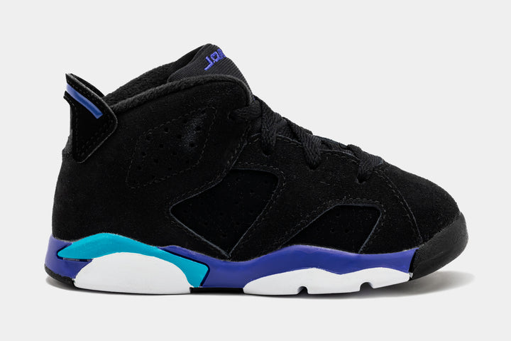 jordan retro 6 black red and blue