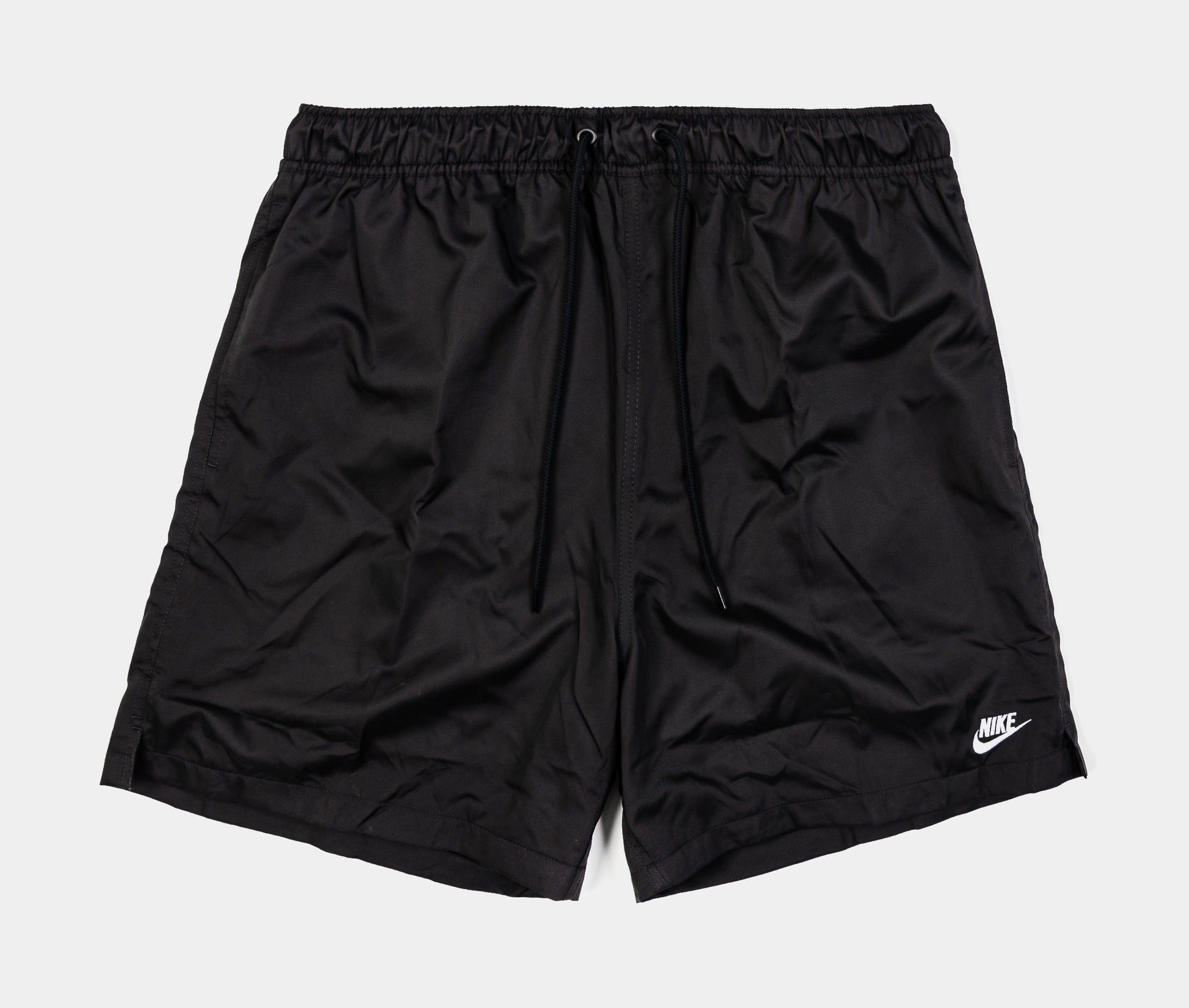 Nike Club Flow Woven Mens Shorts Black White FN3307-010 – Shoe Palace