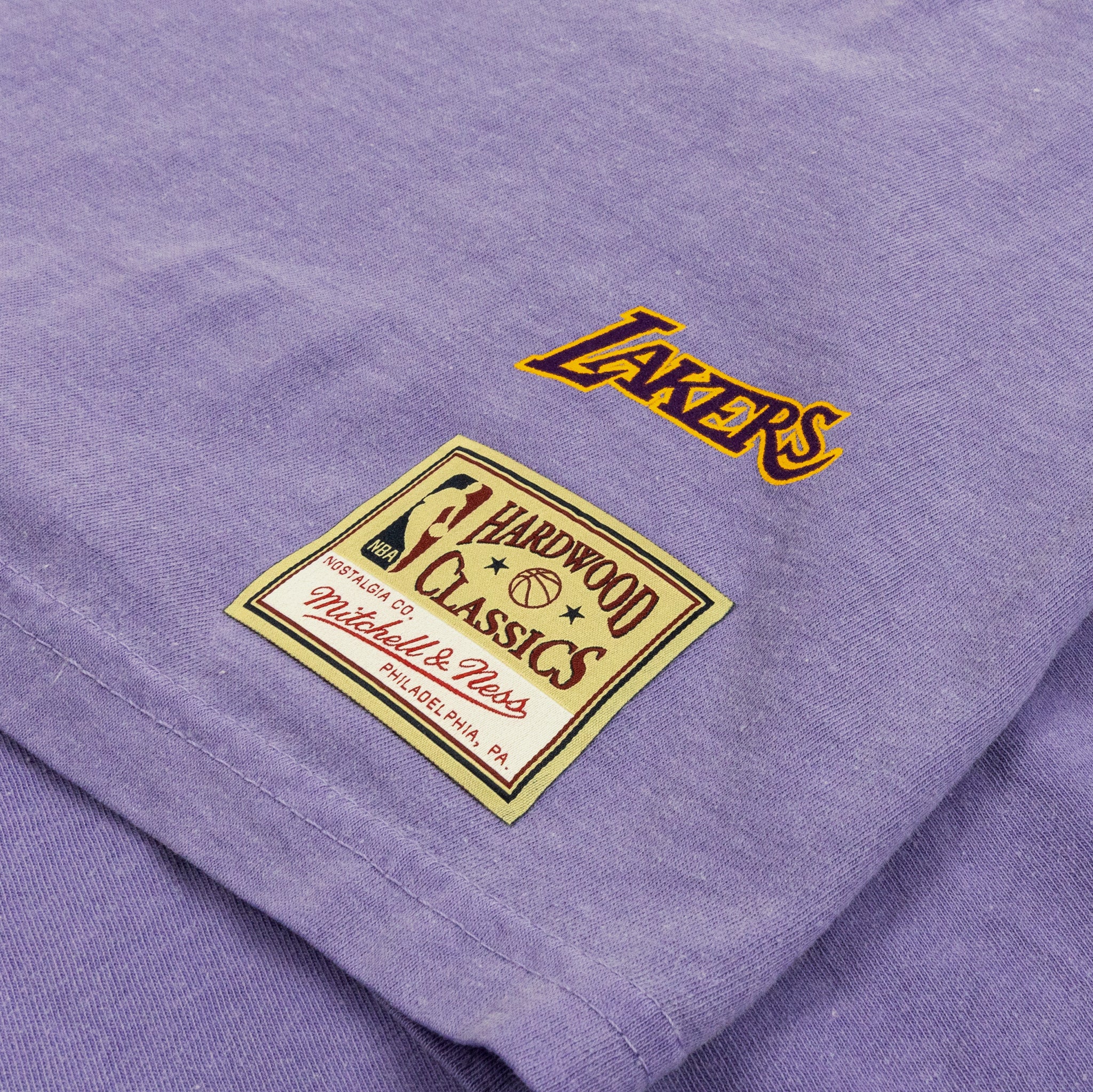 Mitchell & Ness NBA Lakers t-shirt in purple