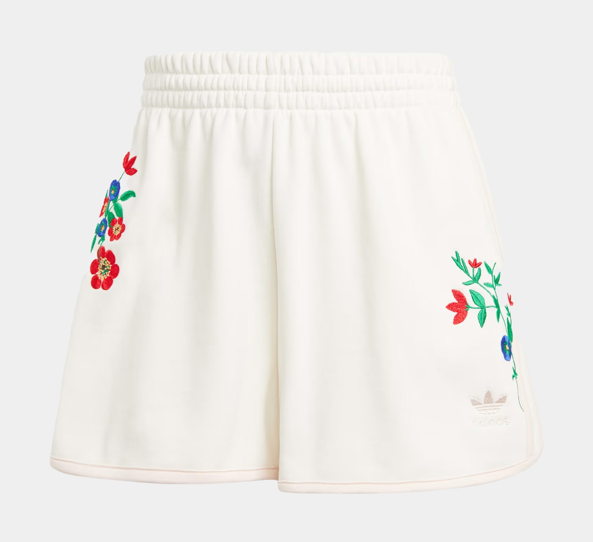 adidas Floral Graphics Womens Shorts White Pink IS3869 – Shoe Palace