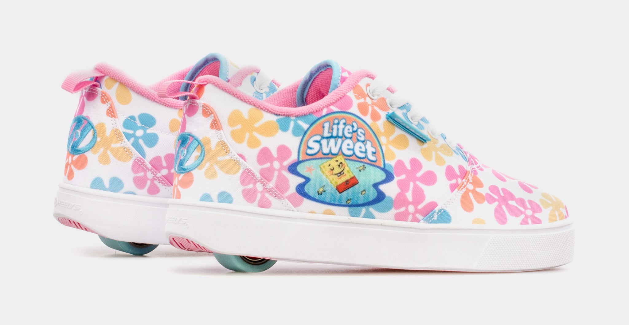 Heelys Spongebob Pro 20 Grade School Lifestyle Shoes White Pink