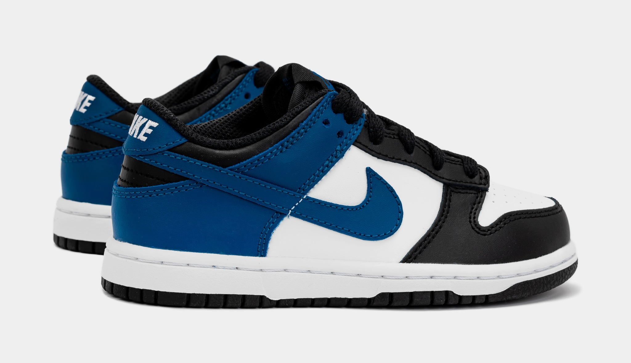 Nike Dunk Low Preschool Lifestyle Shoes Black Blue DH9756-104