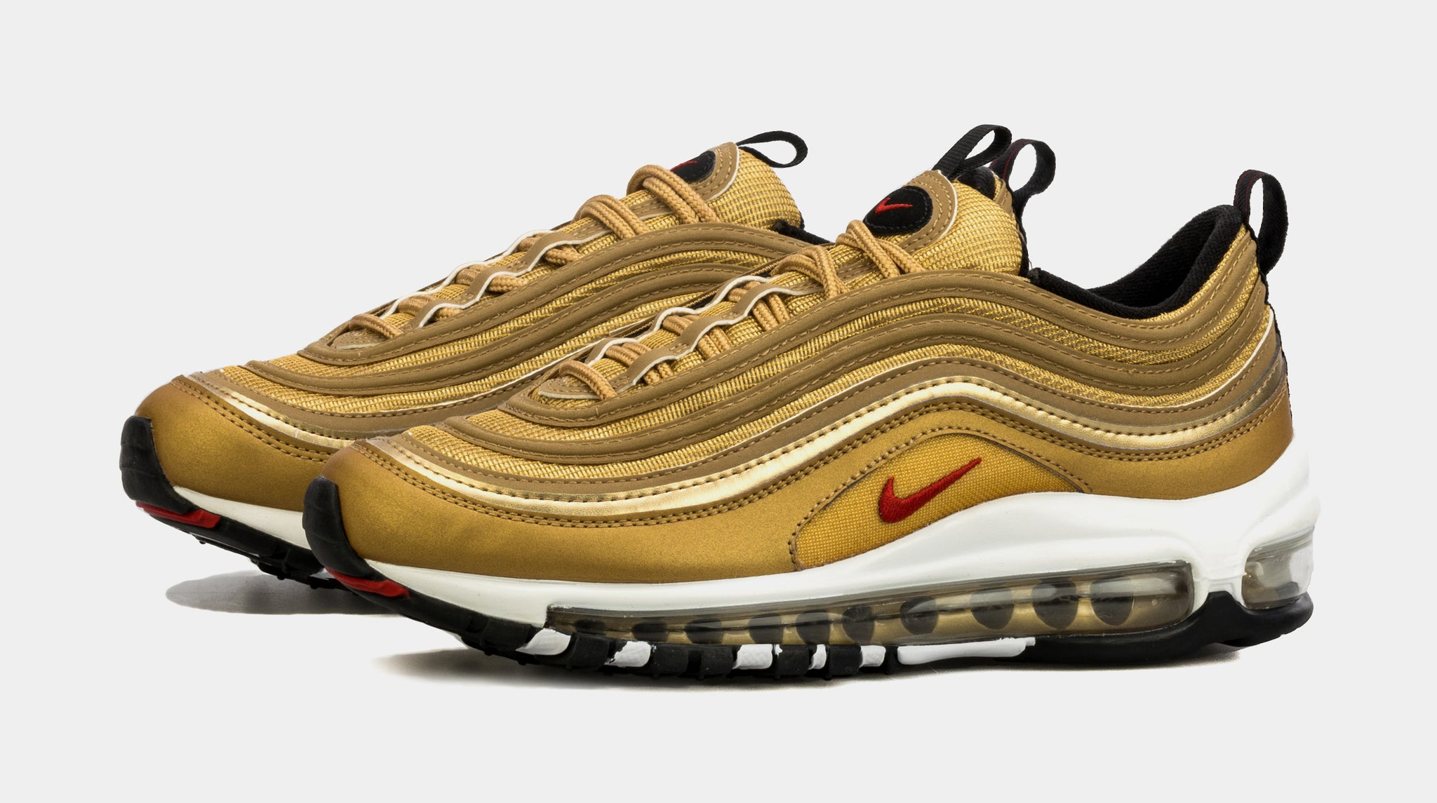 Comparable representante Intolerable Nike Air Max 97 Gold Bullet Grade School Lifestyle Shoes Gold 918890-700 –  Shoe Palace