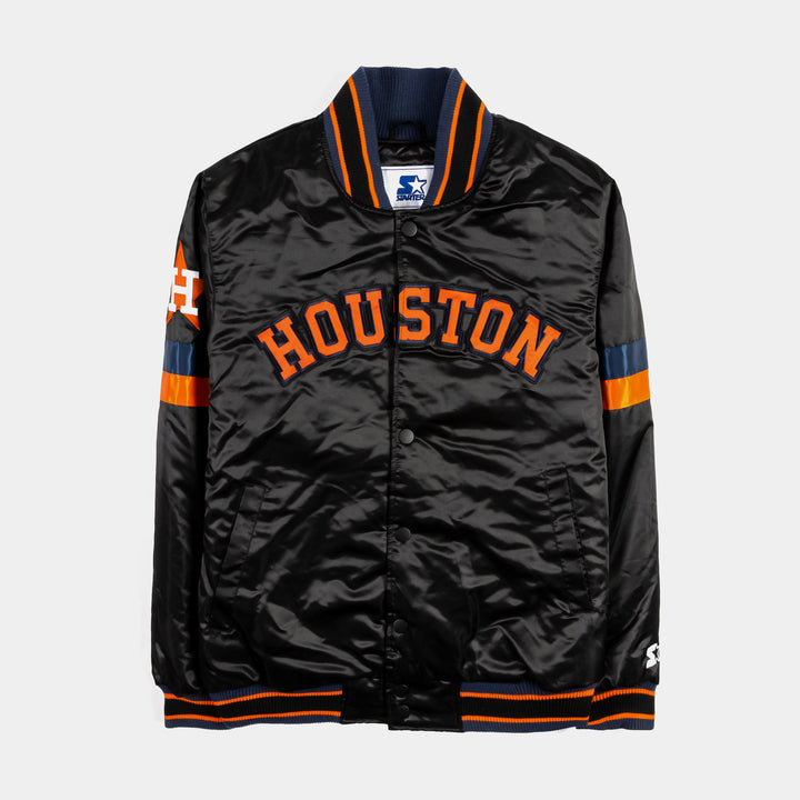 Houston Astros Jacket  Men's Starter The Jett III Full-Snap Jacket