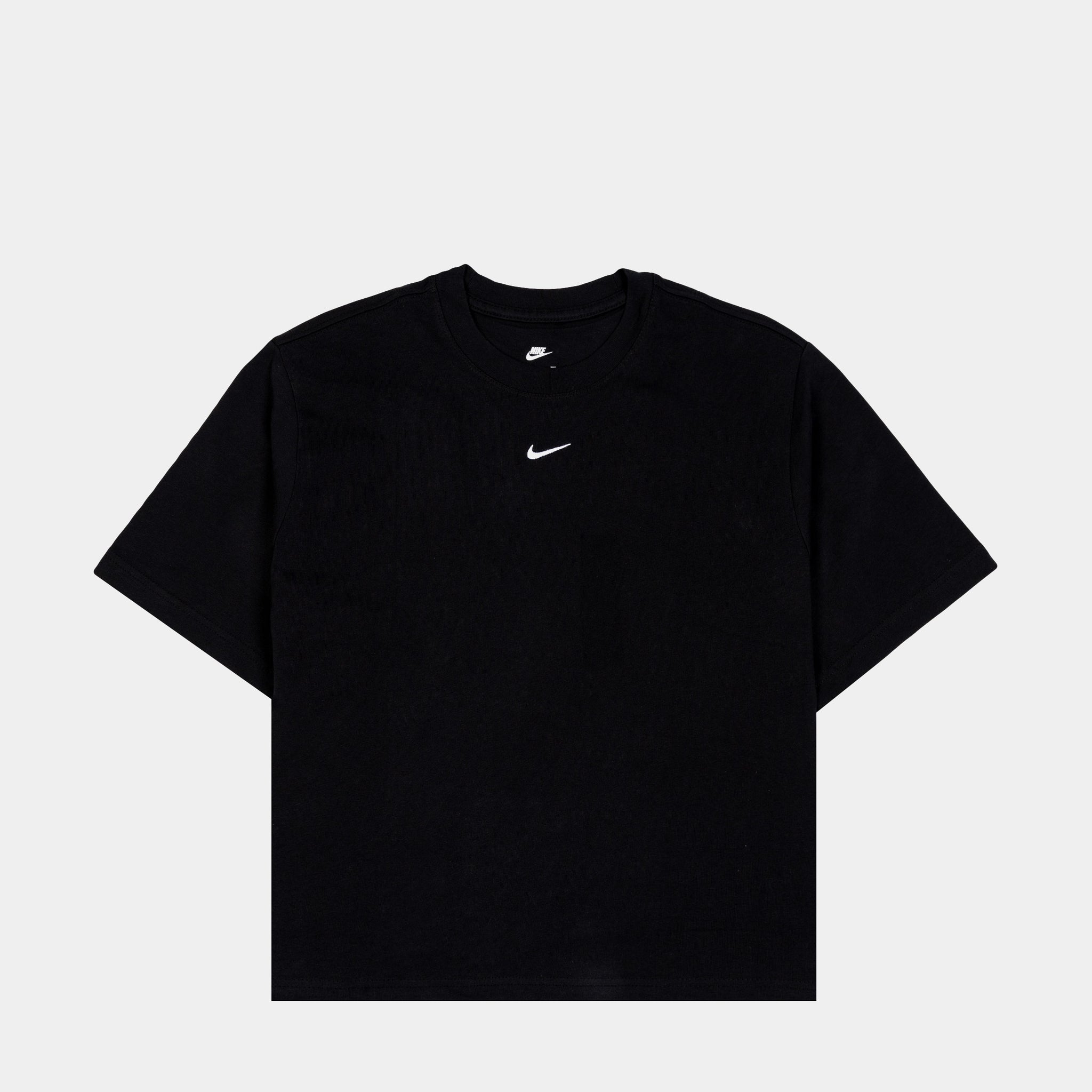 Nike NSW Essentials Boxy Womens Shirt Sleeve Shoe DD1237-010 Black – Palace Short