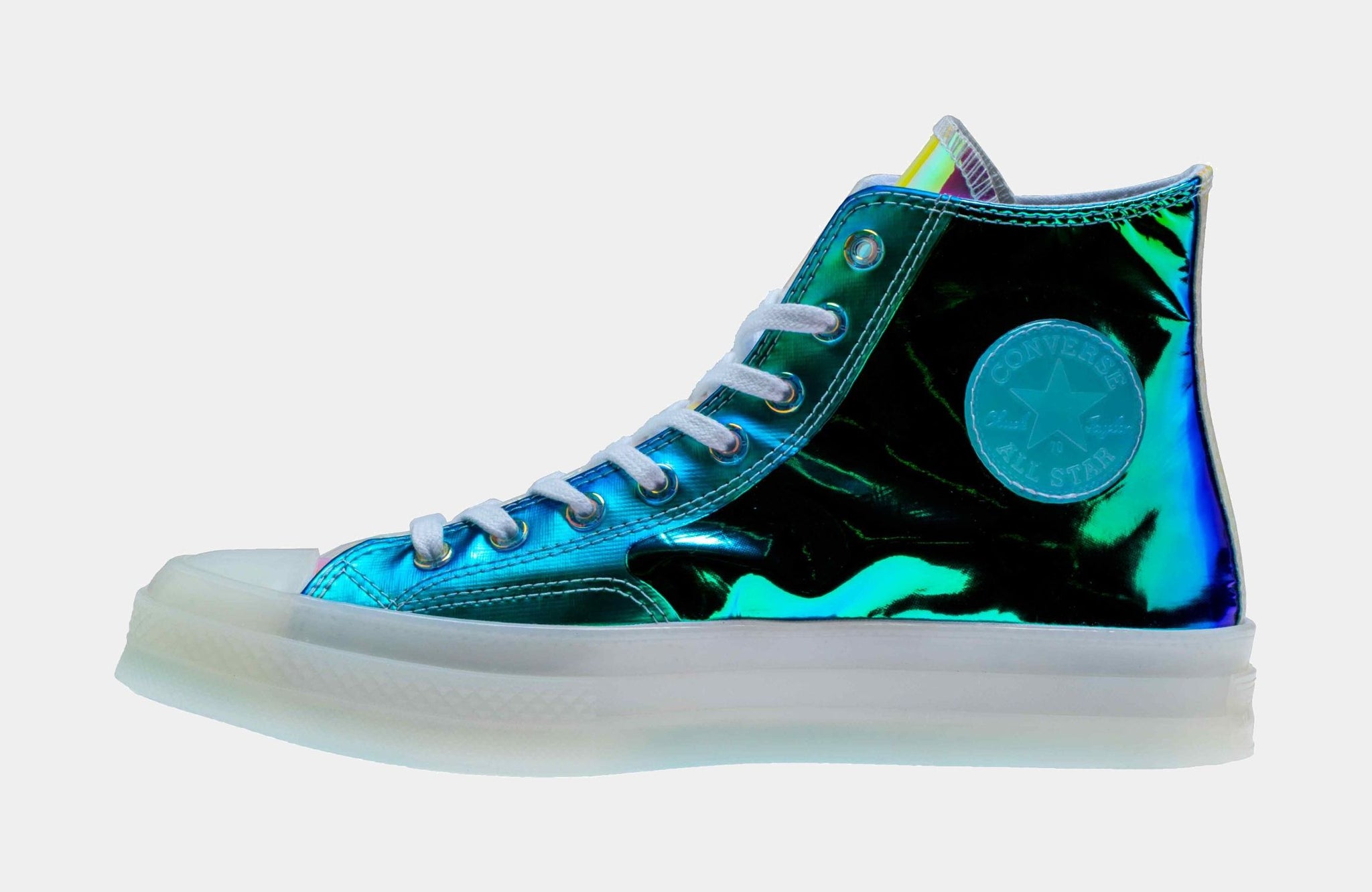 High Top Converse Summer Sparkle Chuck Taylor Converse Iridescent