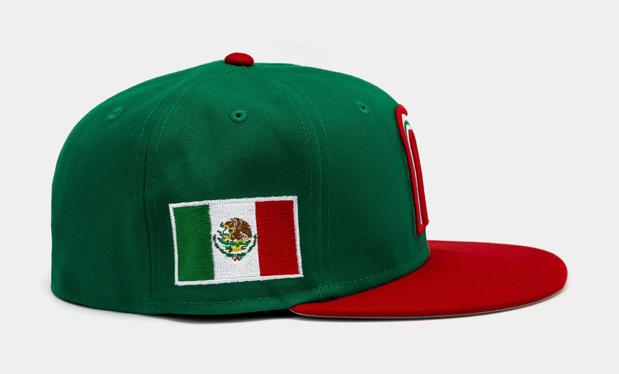 New Era Shoe Palace Exclusive Mexico 59Fifty Fitted Mens Hat Green 