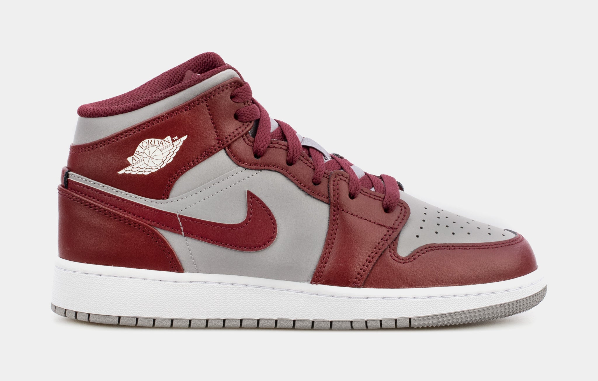 Air Jordan 1 Mid Cherrywood Red Grade School Lifestyle Shoes DQ8423-615 – Shoe Palace