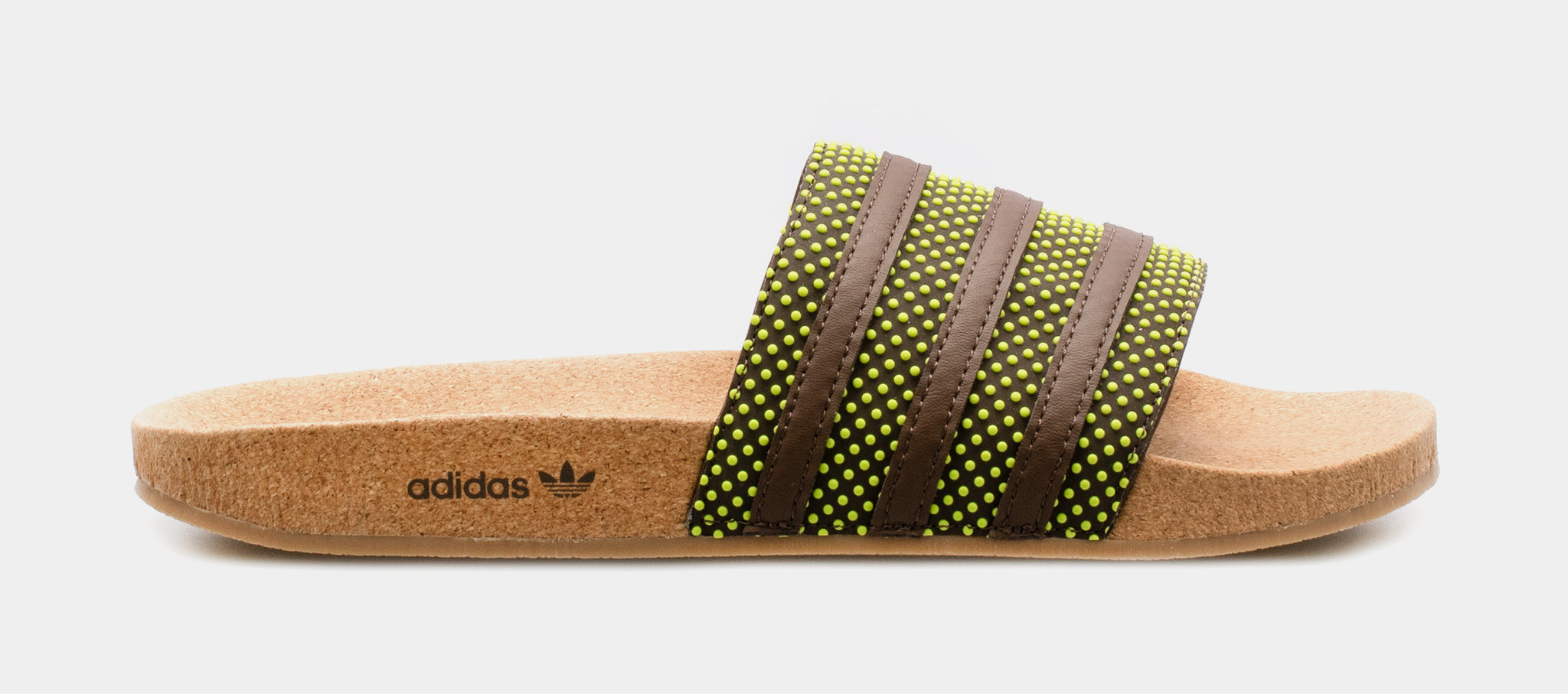 adidas Adilette Plant and Grow Slides Mens Sandals Brown GY2350