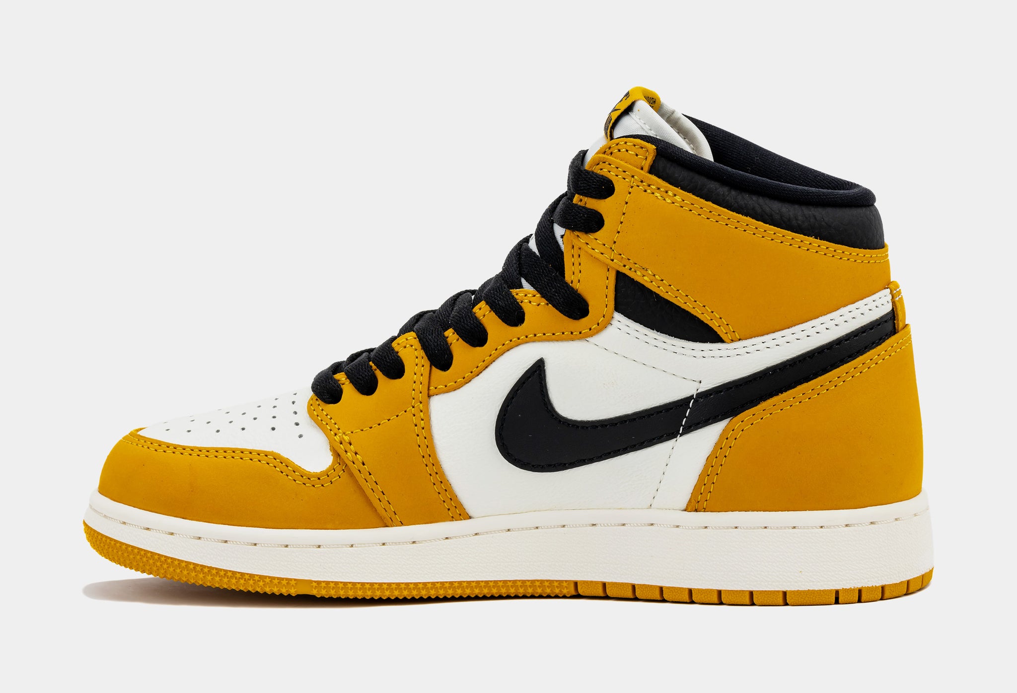 Black and yellow jordan 1 grade school Clearance