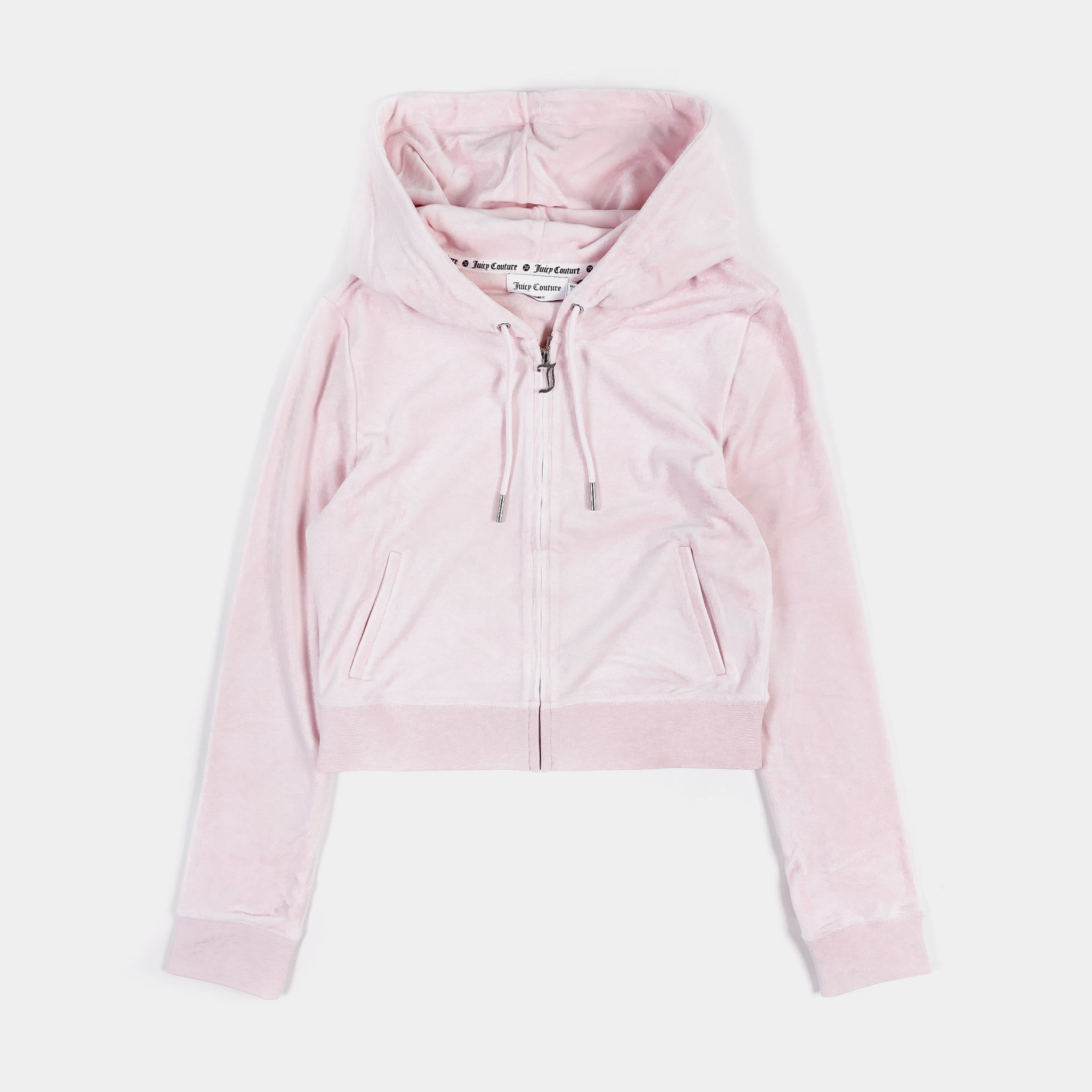 Juicy Couture OG Bling Velour Womens Hoodie Light Pink 110005366Z2174 –  Shoe Palace