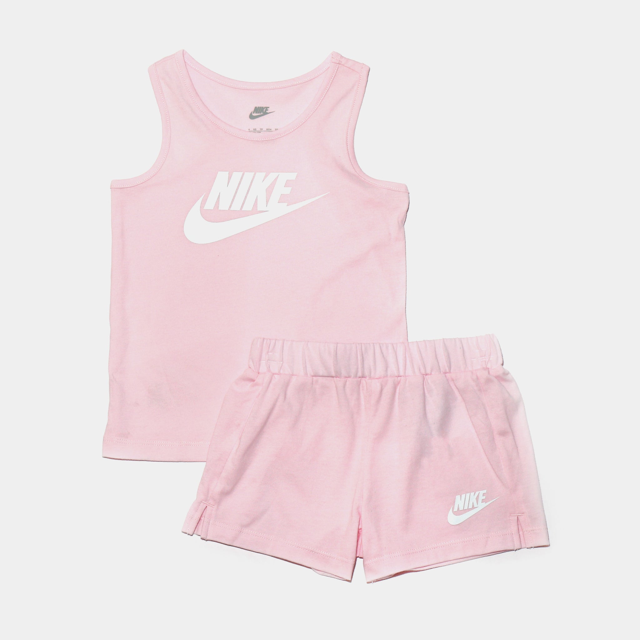 Nike Jersey Tank and Short Set Preschool Set Pink 36J438-A9Y