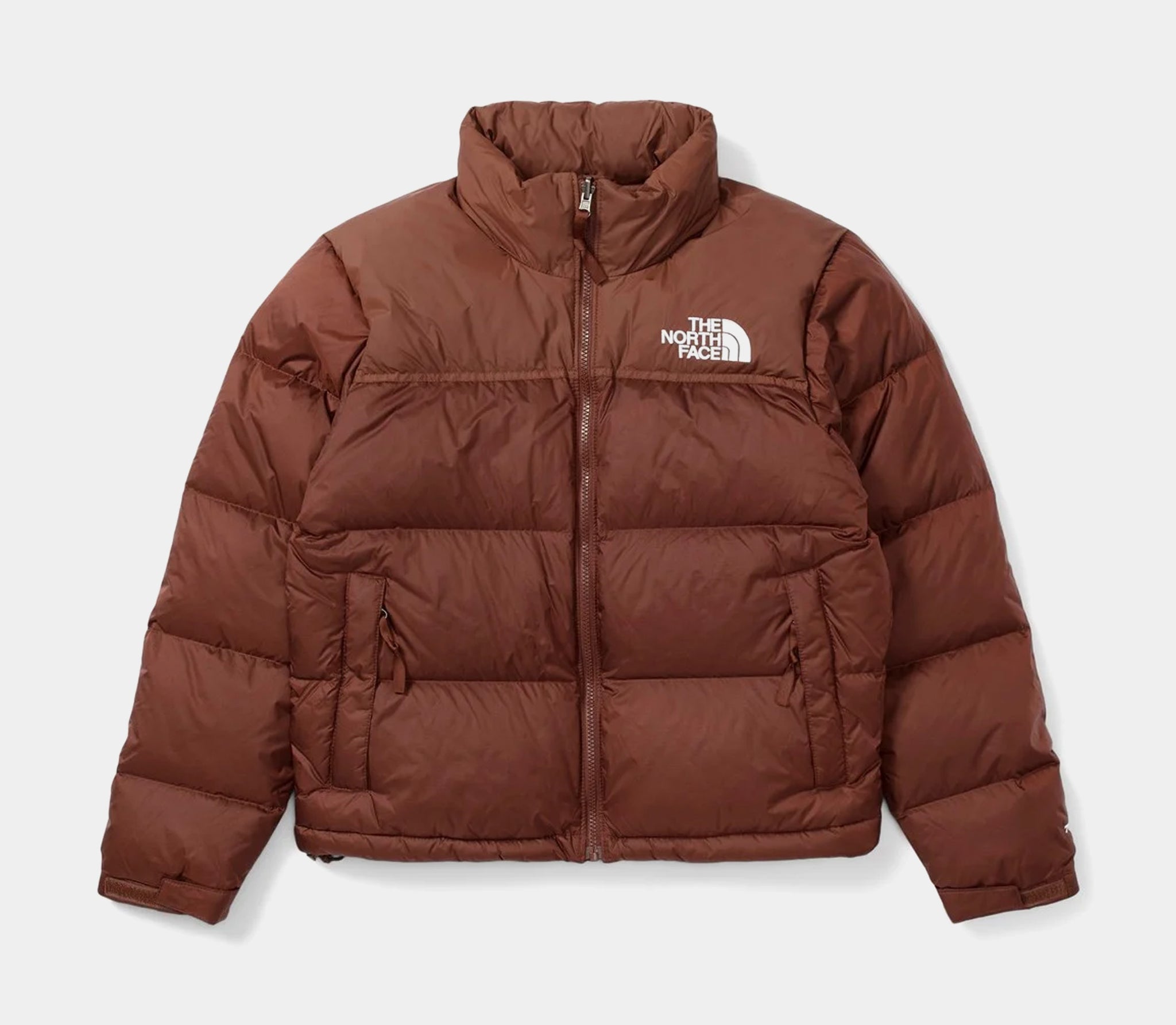 Brown North Face Puffer Jacket Womens Nuptse Short Jacket