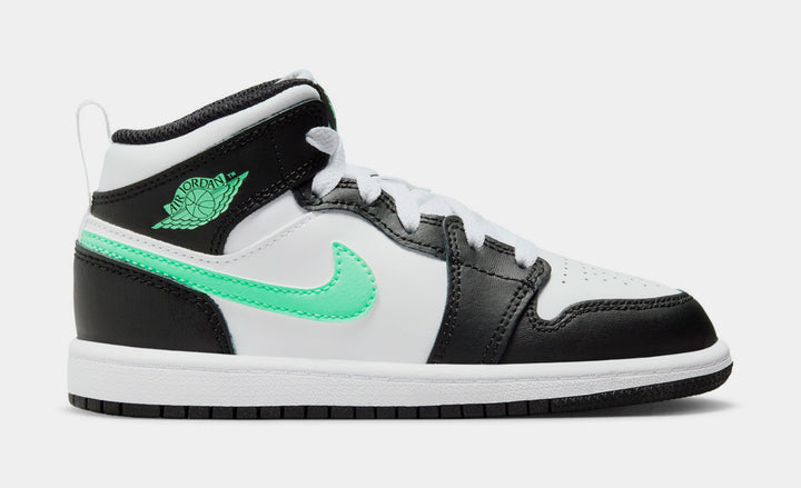 Jordan Air Jordan 1 Mid Grade School Lifestyle Shoes White  display picture 1