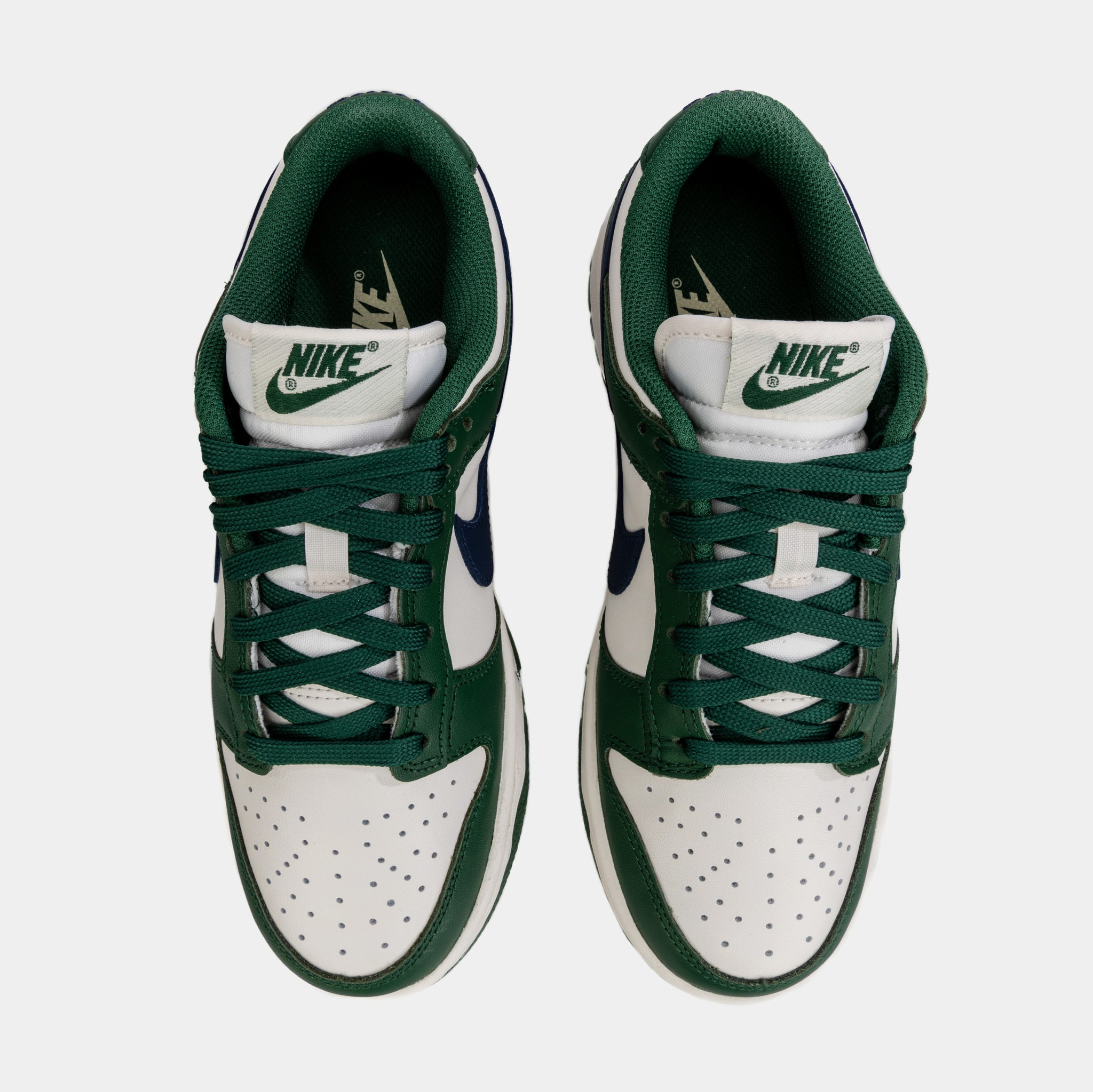 Nike Dunk Low Gorge Green Womens Lifestyle Shoes White Green