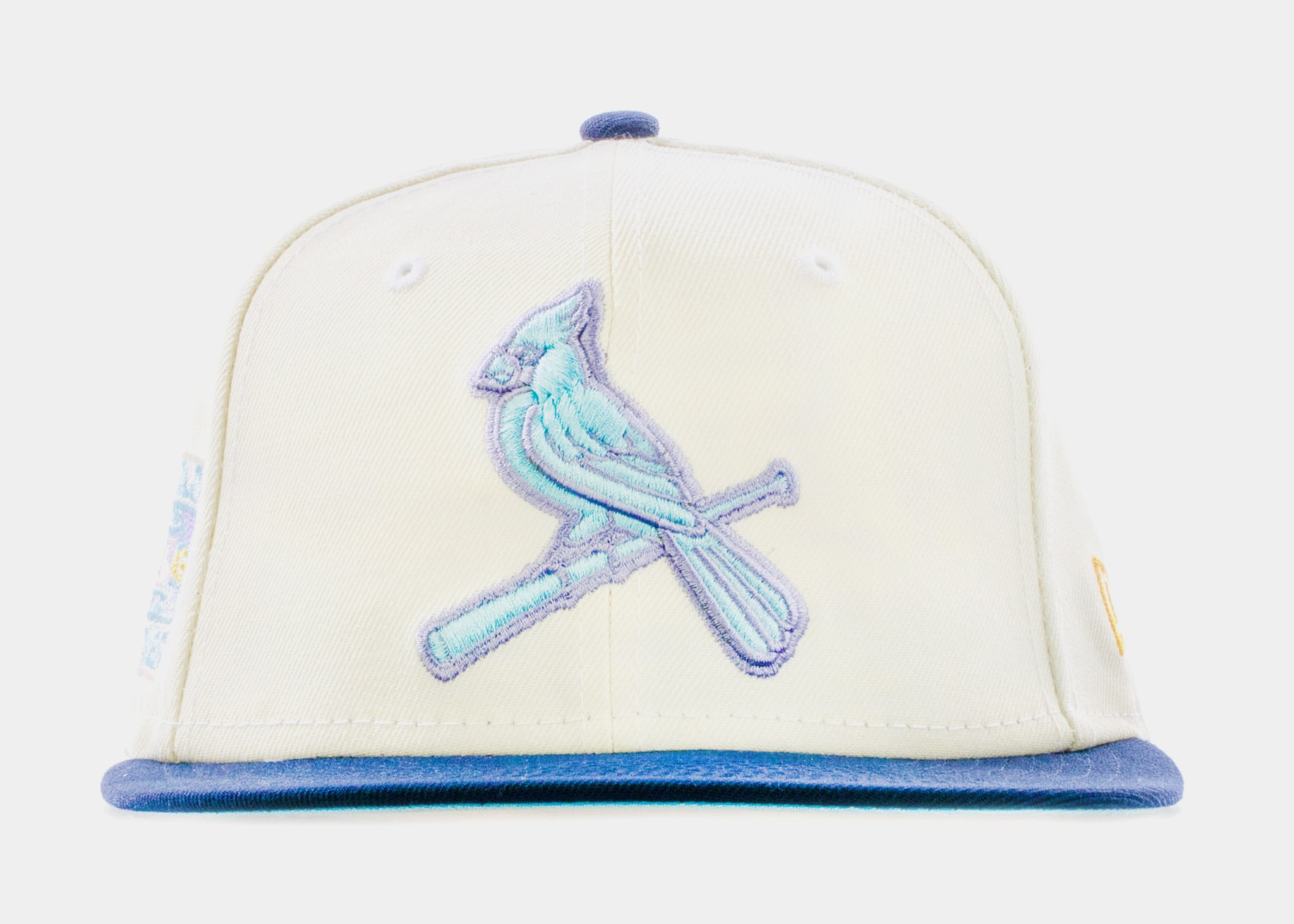 New Era Light blue/navy St. Louis Cardinals Green Undervisor 59FIFTY Fitted Hat