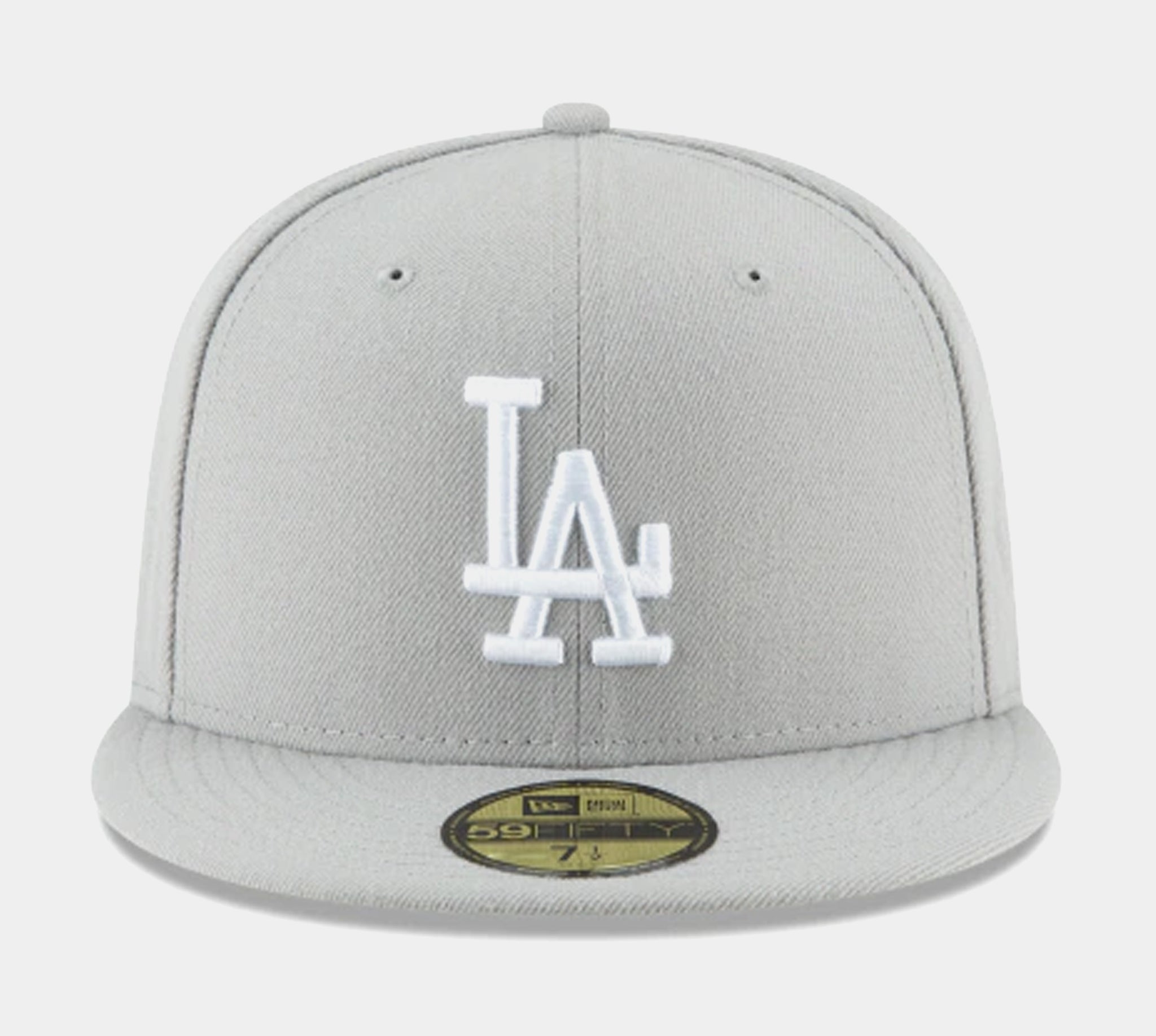 New Era Los Angeles Dodgers 59FIFTY Fitted Cap Mens Hat Grey 11591145 ...