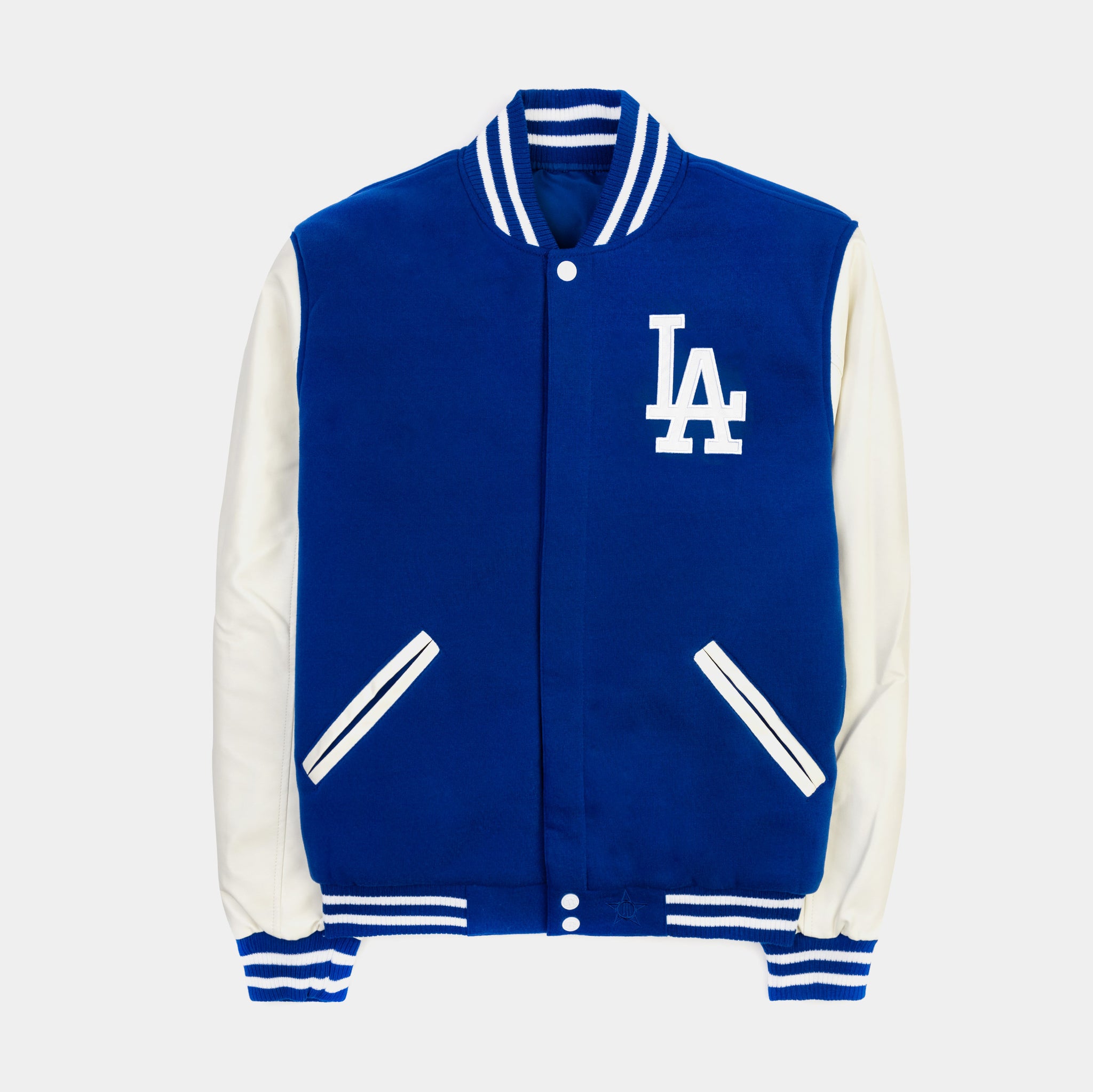 Baby Blue Varsity Jacket  Los Angeles M Letterman Jacket - HJacket
