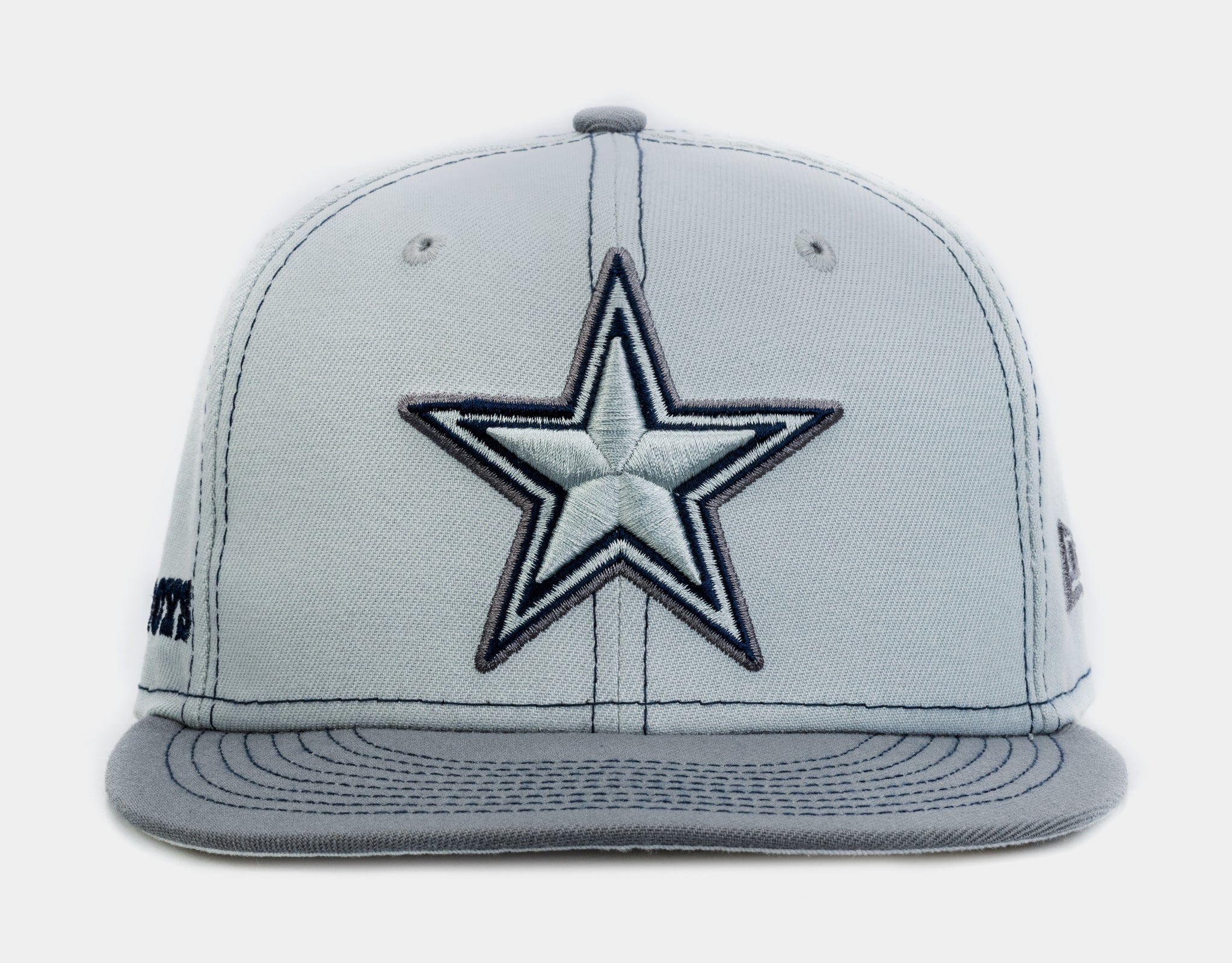 Dallas Cowboys Fitted New Era 59Fifty Black White Outline, 58% OFF