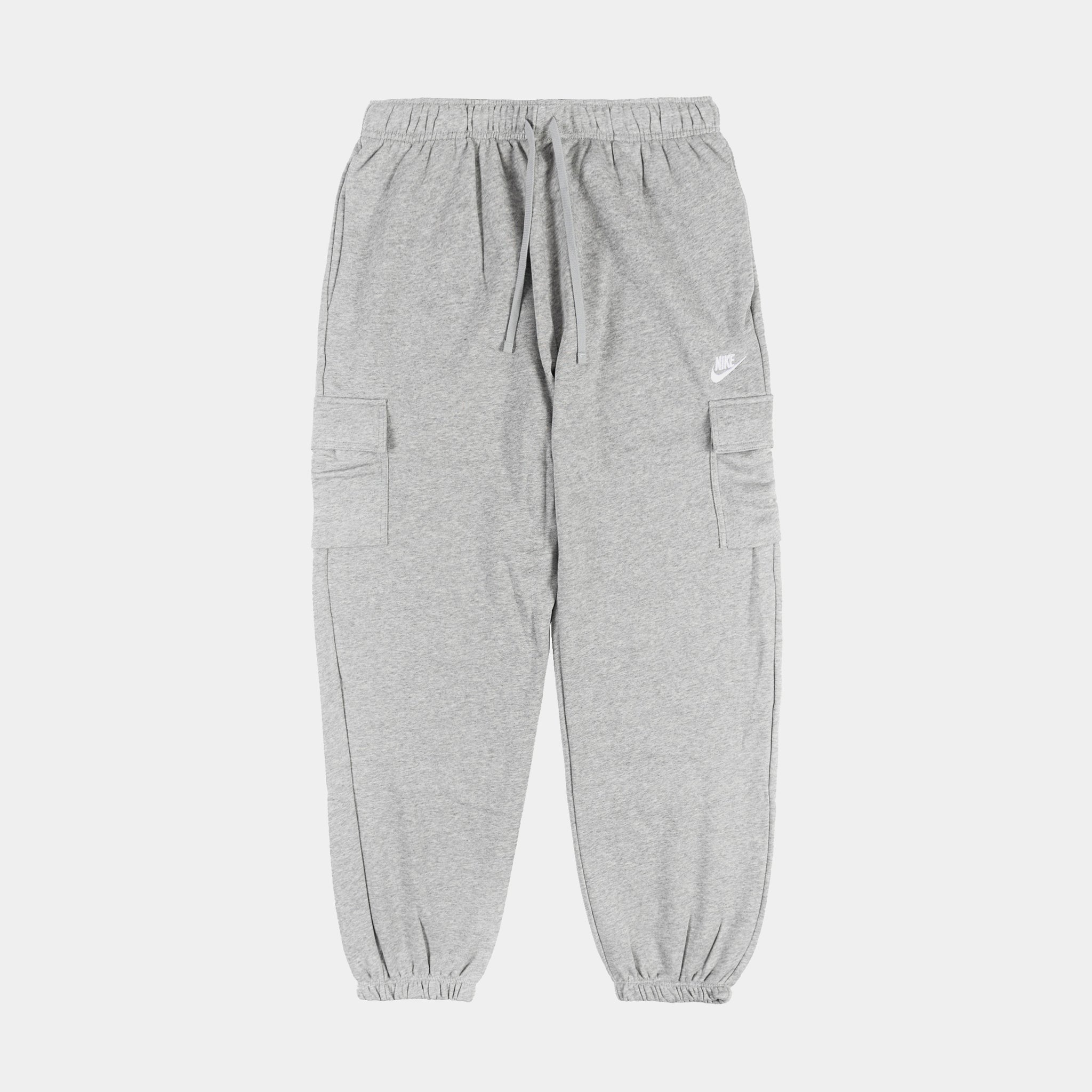 Nike Club Fleece Mid-Rise Cargo Womens Pants Gray White DQ5196-063 – Shoe  Palace