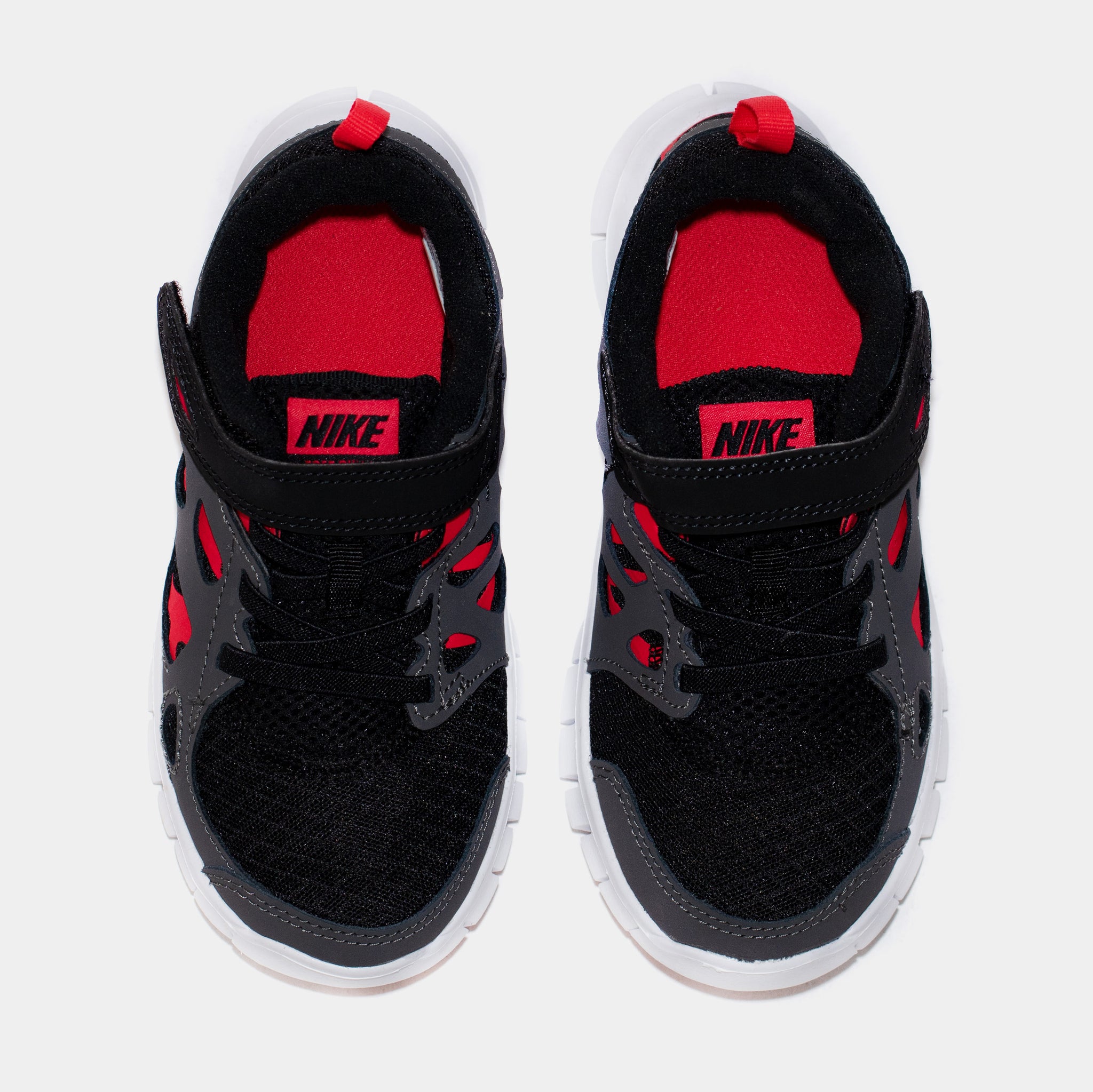 Nike Free Run Preschool Running Shoes Black Red DA2689-002