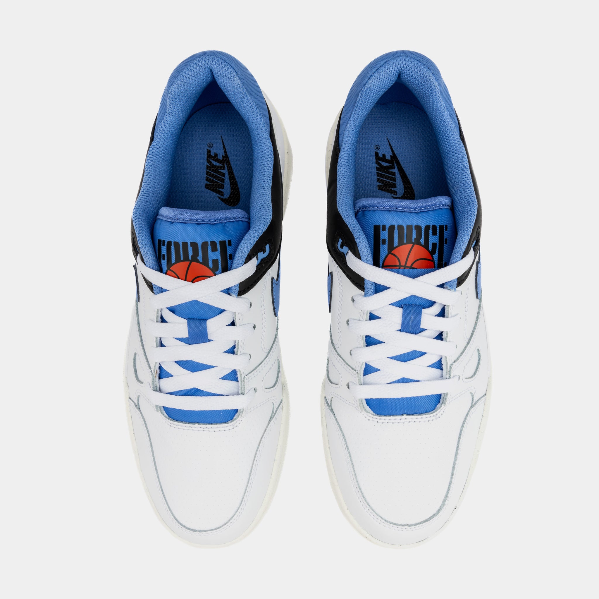 Nike Sportswear FULL FORCE - Baskets basses - white/polar/black