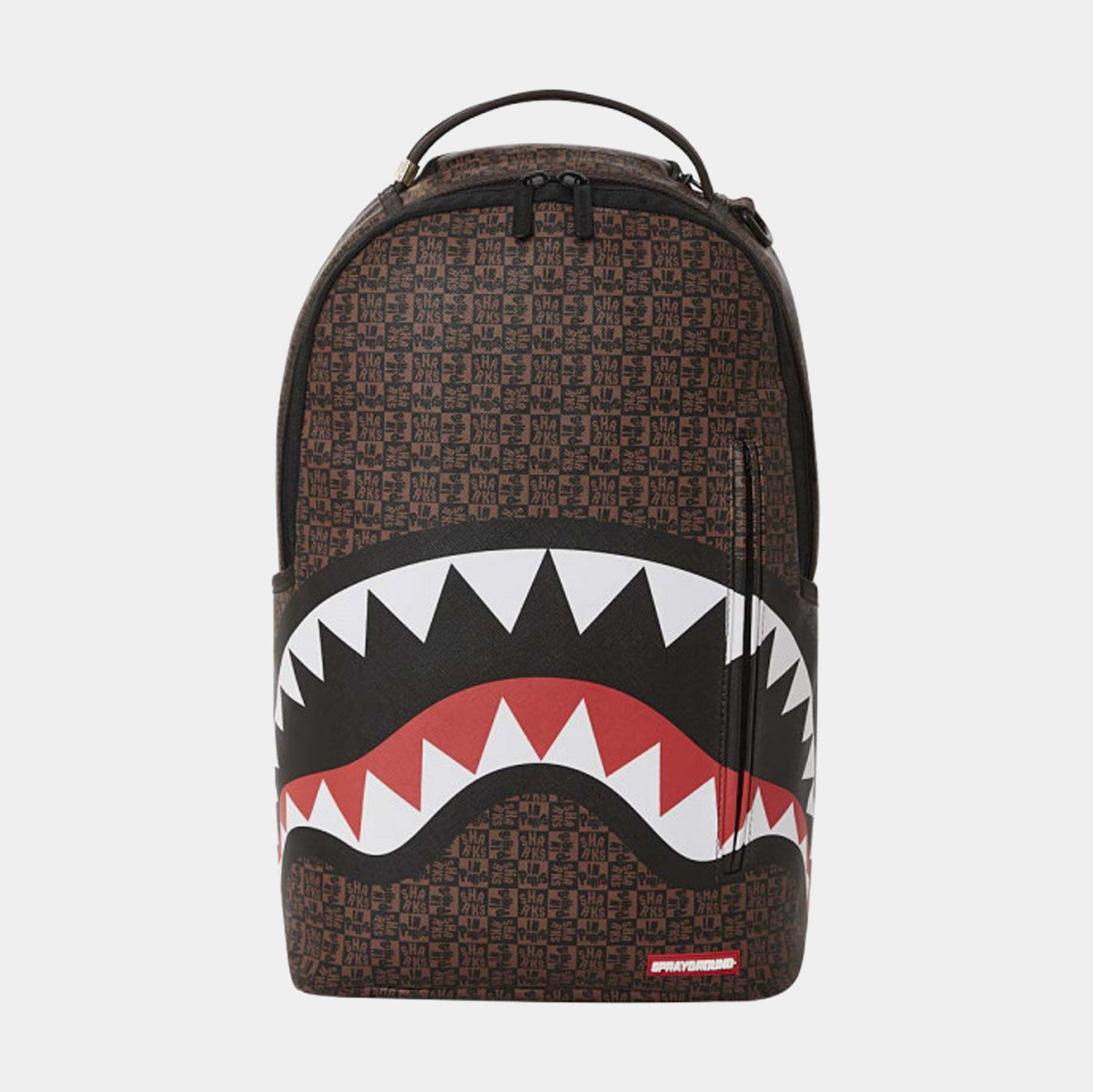 Sharks In Paris Gold Zipper Brown Backpacks Laptop Bag/Backpack For Men  Women Boys Girls/Office/School/College Teens & Students Backpack  Lightweight Casual Bagpack By SPRAYGROUND : : Fashion