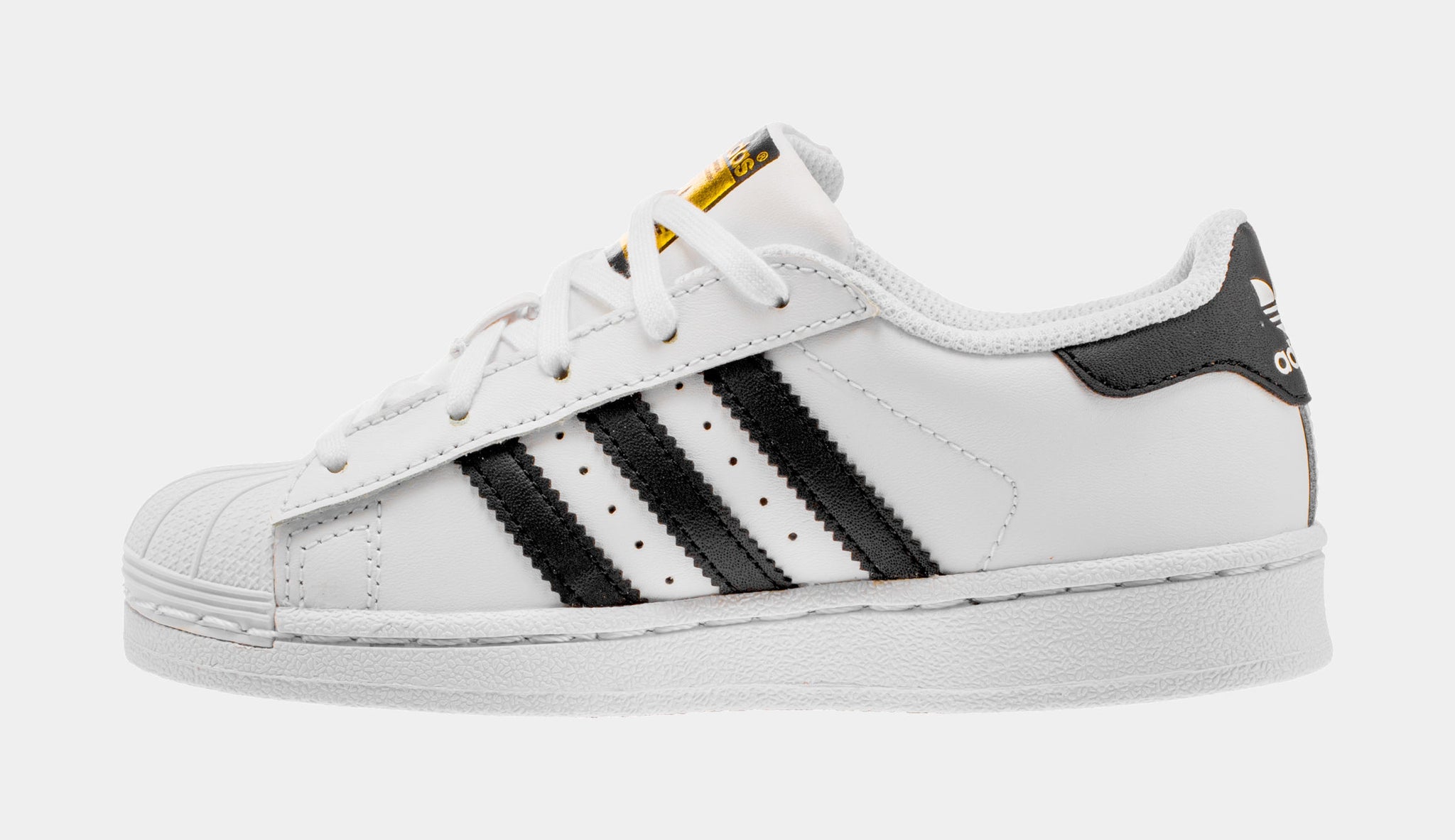 All white adidas superstar preschool Clearance