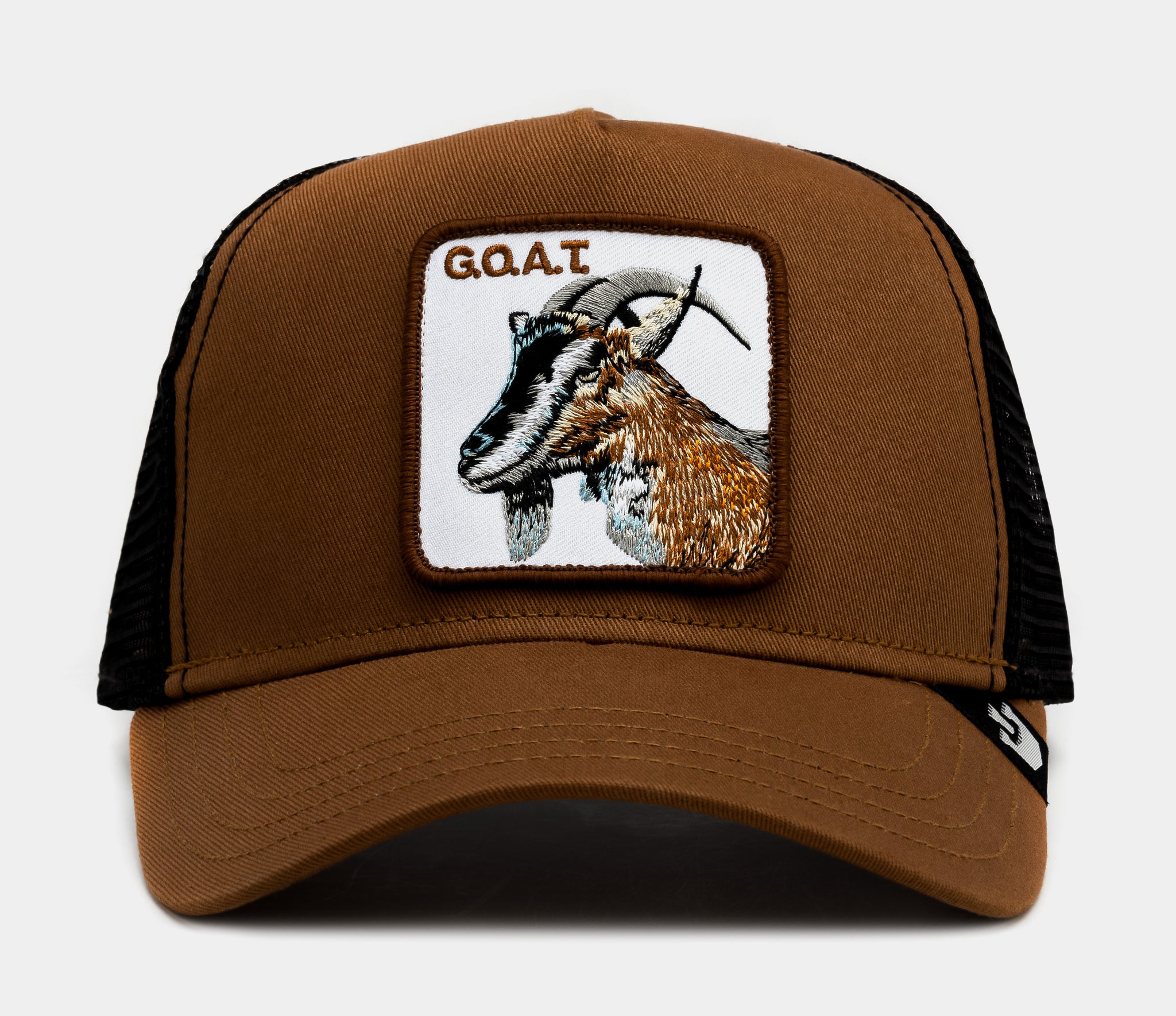 Goorin Bros Shoe Palace Exclusive GOAT Palace Trucker Mens Hat Brown ...