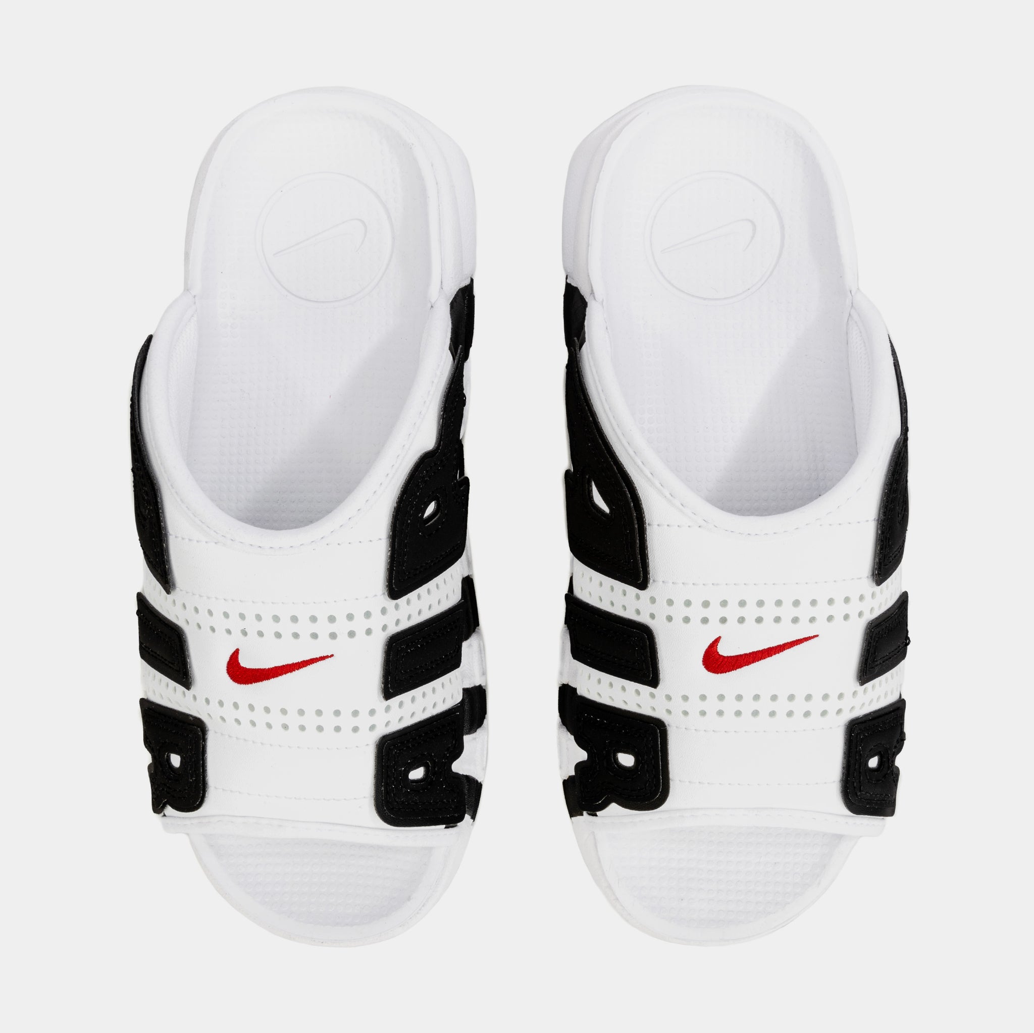 Nike Air More Uptempo Slide Mens Sandals White Black FB