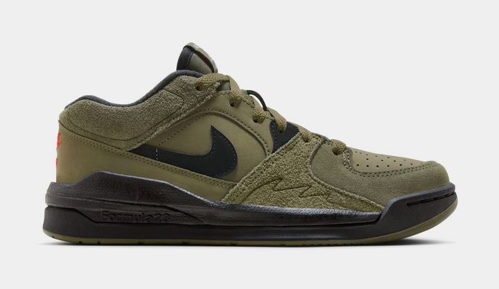 Jordan Stadium 90 Mens Basketball Shoes Medium Olive Black  display picture 3