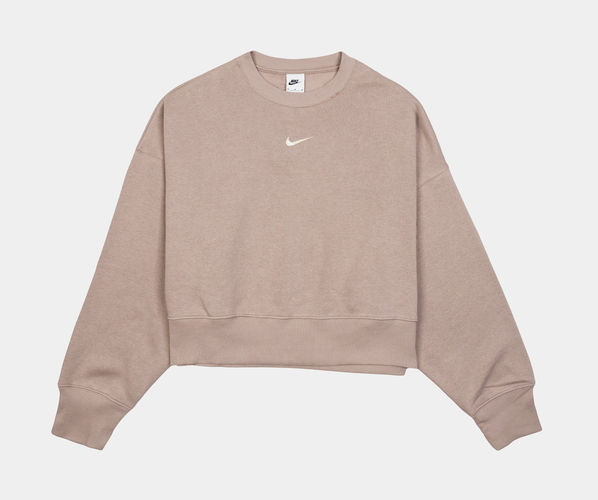 Nike Sweatshirt Nike Pulli Damen Beige Nike NSW Phoenix Fleece