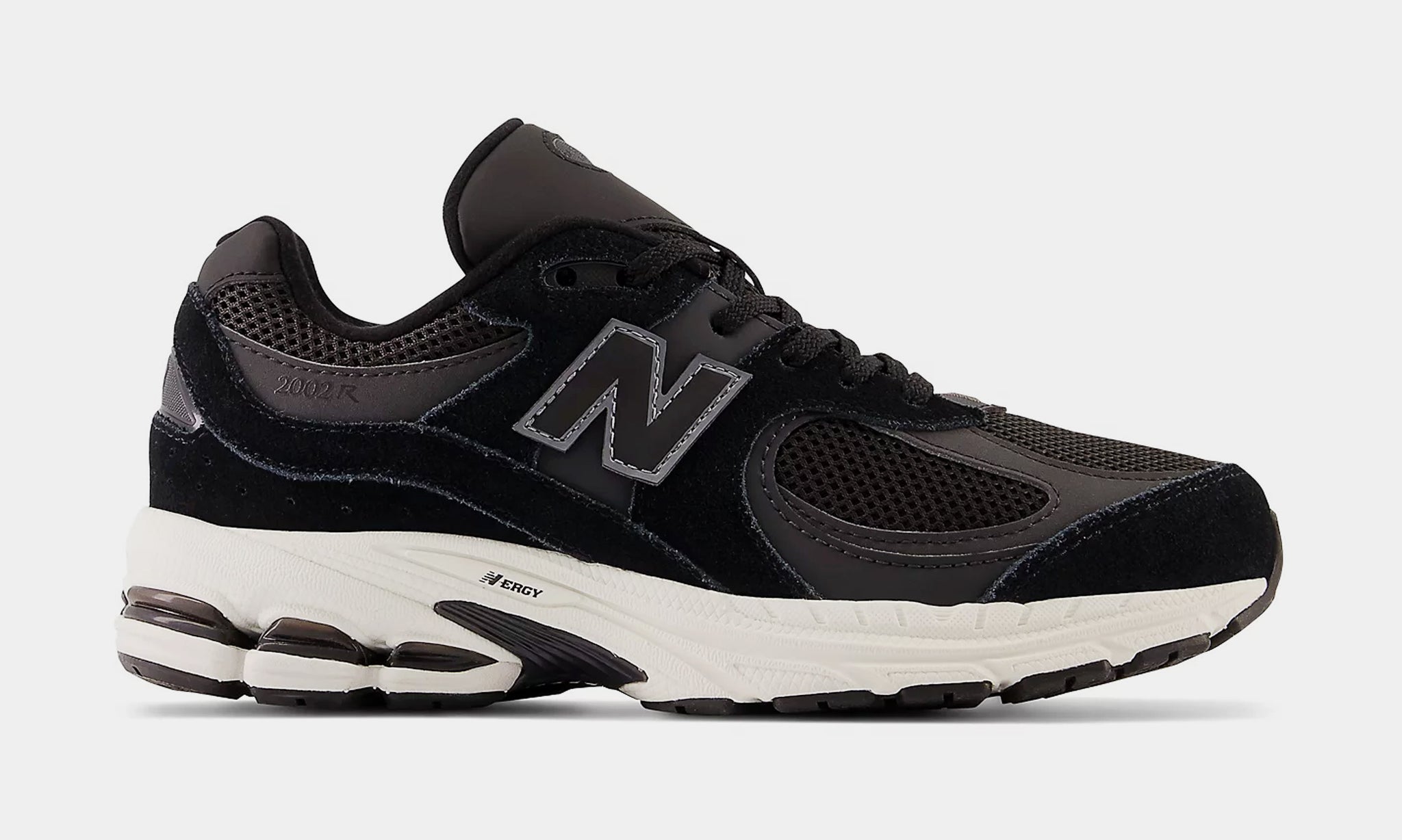 New Balance 2002R Grade School Running Shoes Black White GC2002BK