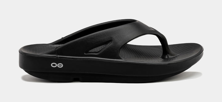 OOFOS OOAHH Slides Mens Sandals Black 1100-BLK – Shoe Palace display picture 1