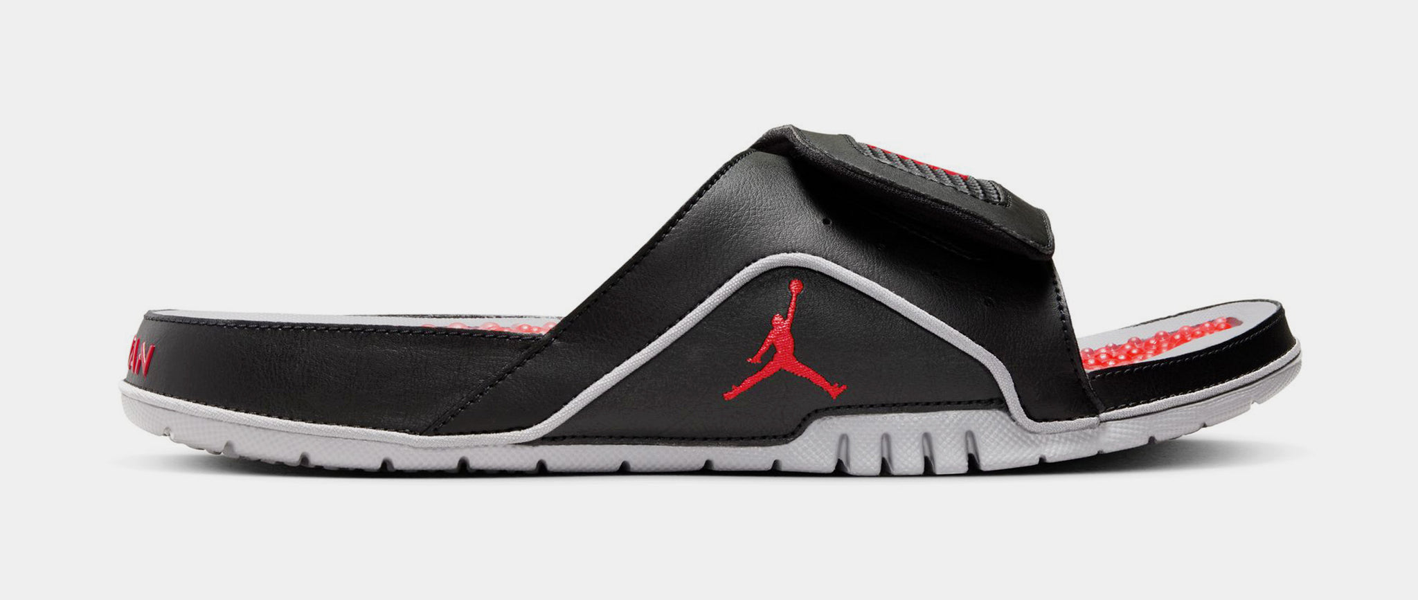 Jordan Hydro 4 Retro Slides Mens Sandals Black Red 532225-060 – Shoe Palace