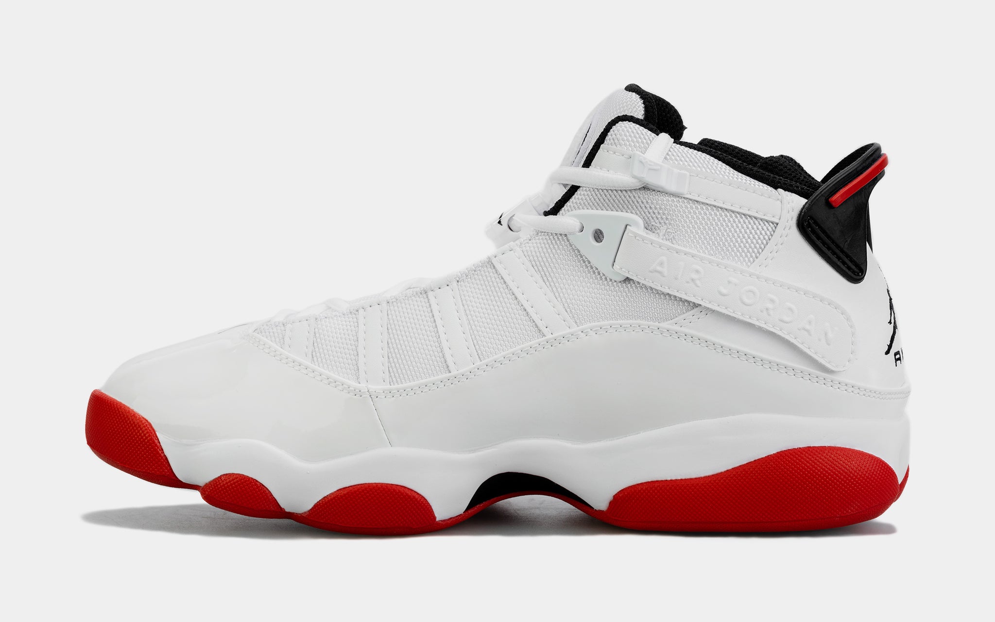 Jordan Rings Mens Basketball Shoes White Red 322992-160 – Shoe