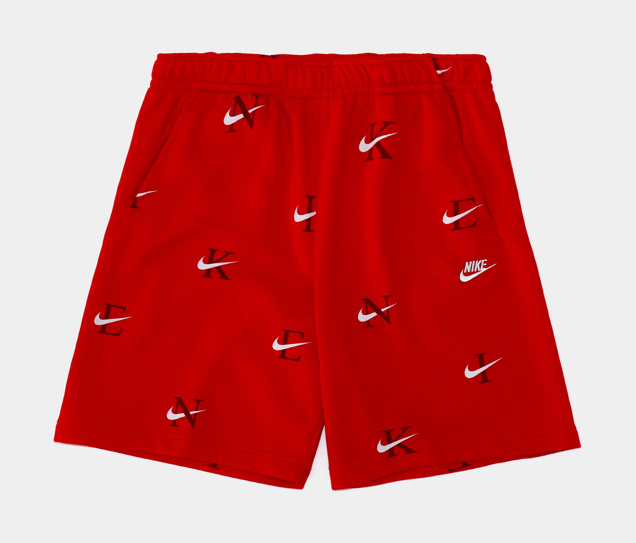 Nike NSW AOP Club Shorts Mens Shorts Red DV9610-657 – Shoe Palace