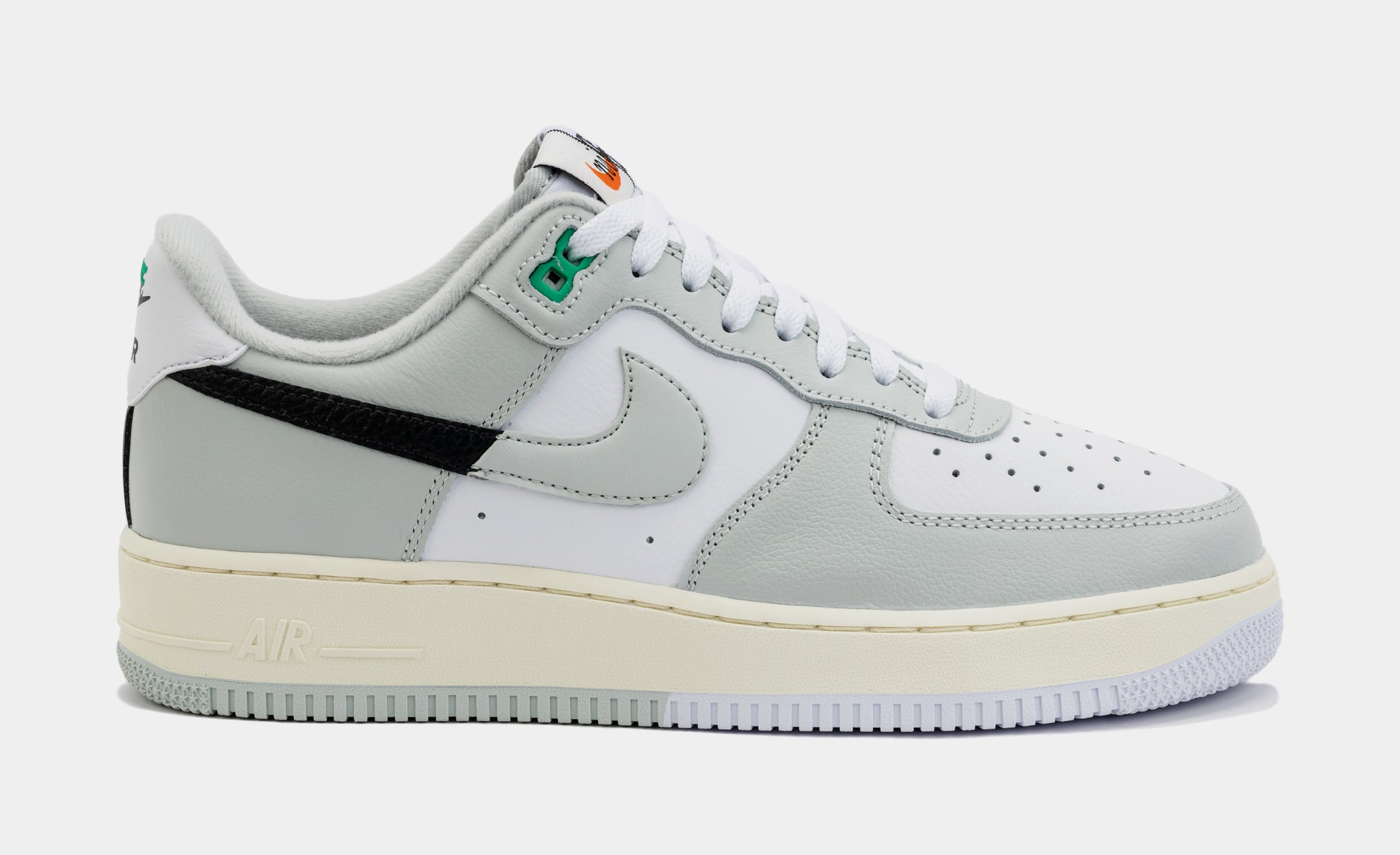 Air Force 1 Low Split Mens Lifestyle Shoes (White/Grey)