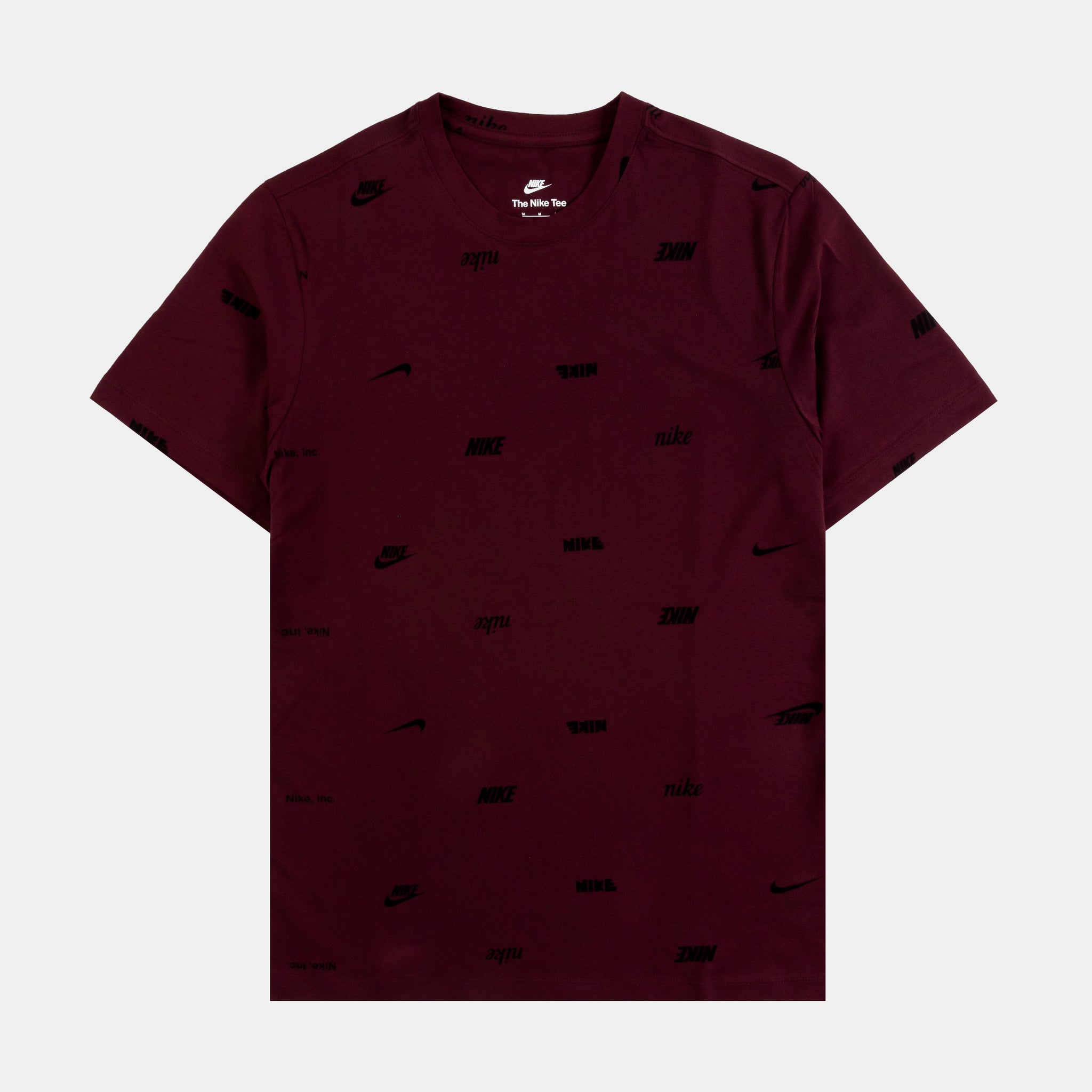 burgundy nike shirt mens