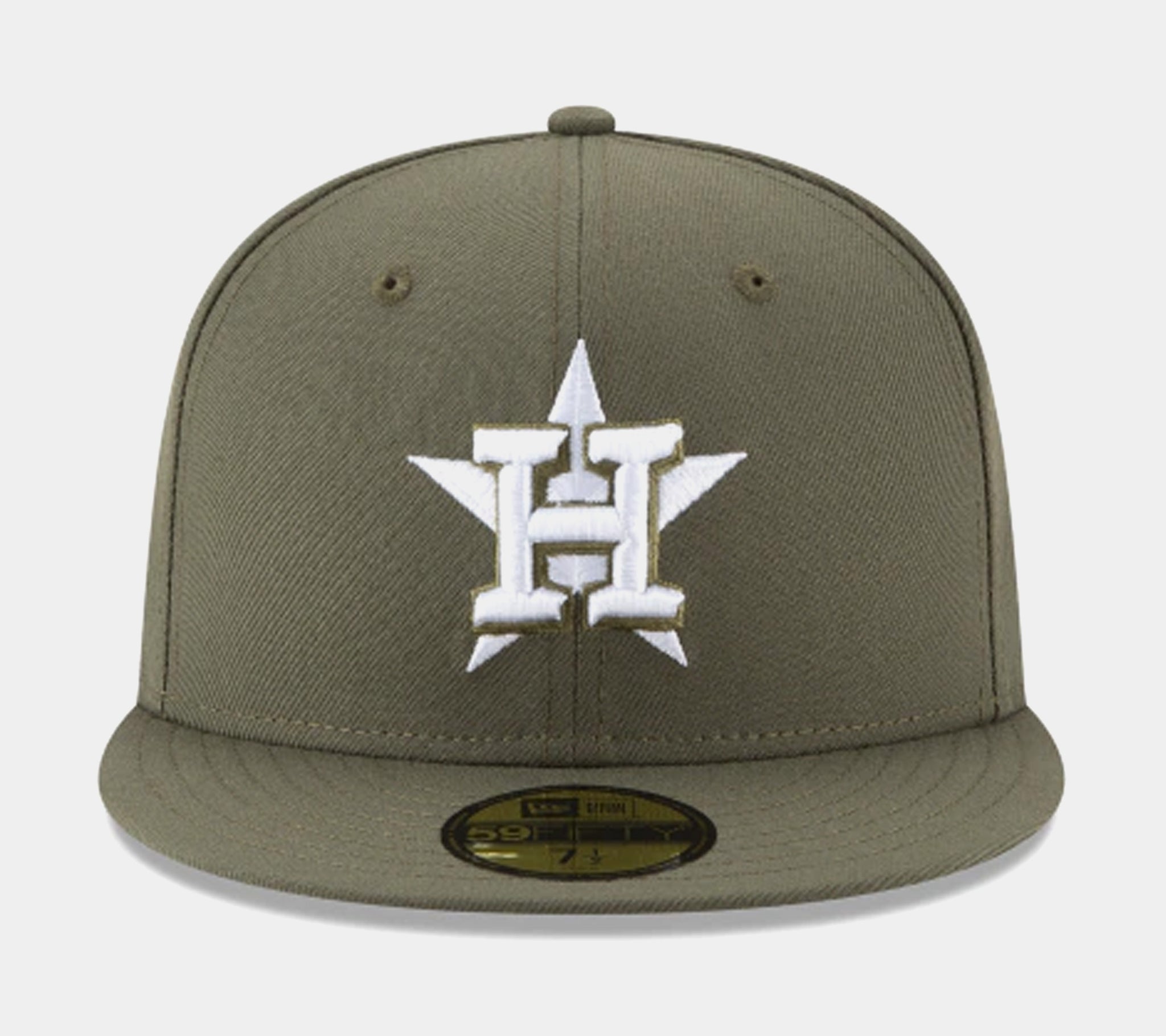 Houston Astros New Era Team Logo 59FIFTY Fitted Hat - Black