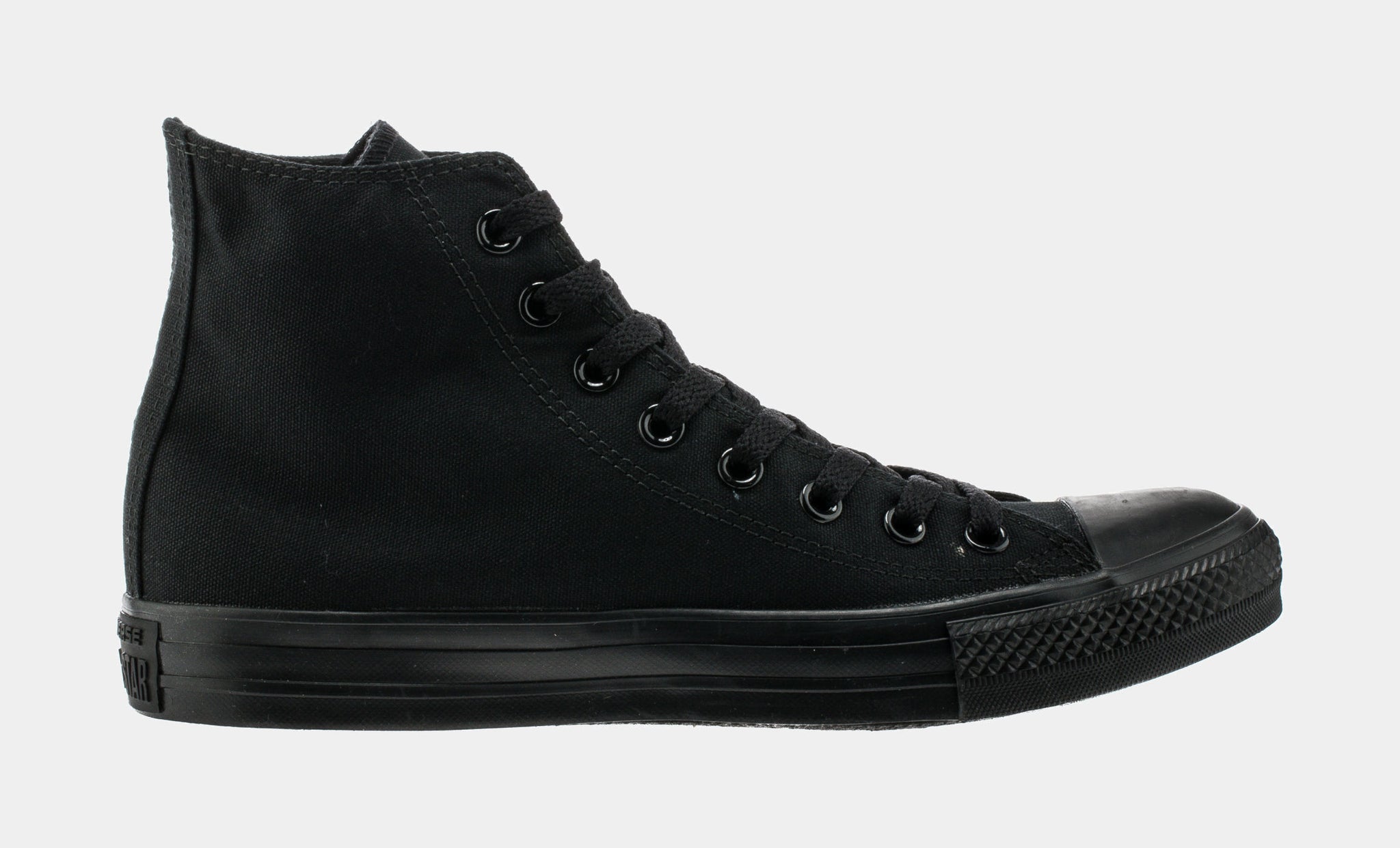 Converse Chuck Taylor All Star Classic Colors High Solid Canvas Mens Lifestyle Shoe Black Black M3310 – Shoe Palace