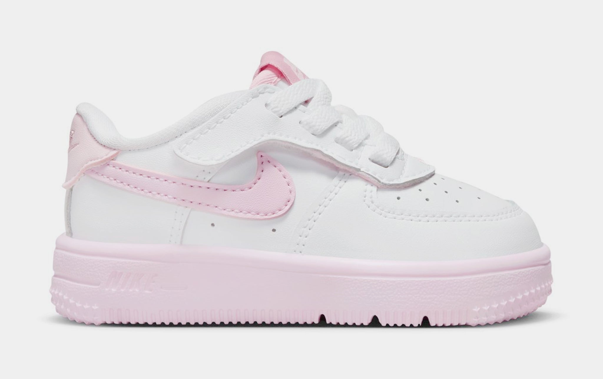 Nike Force Low EasyOn Infant Toddler Lifestyle Shoes White Pink
