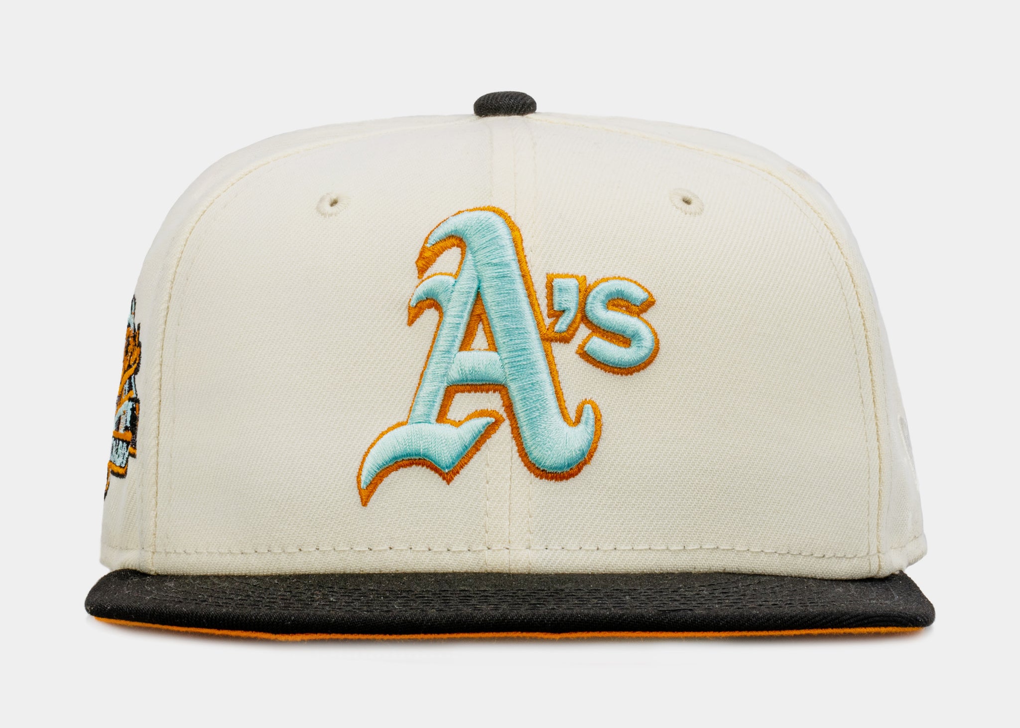 New Era SP Exclusive Reverse Dreams Oakland A's 59FIFTY Mens Fitted Hat (Beige/Black)