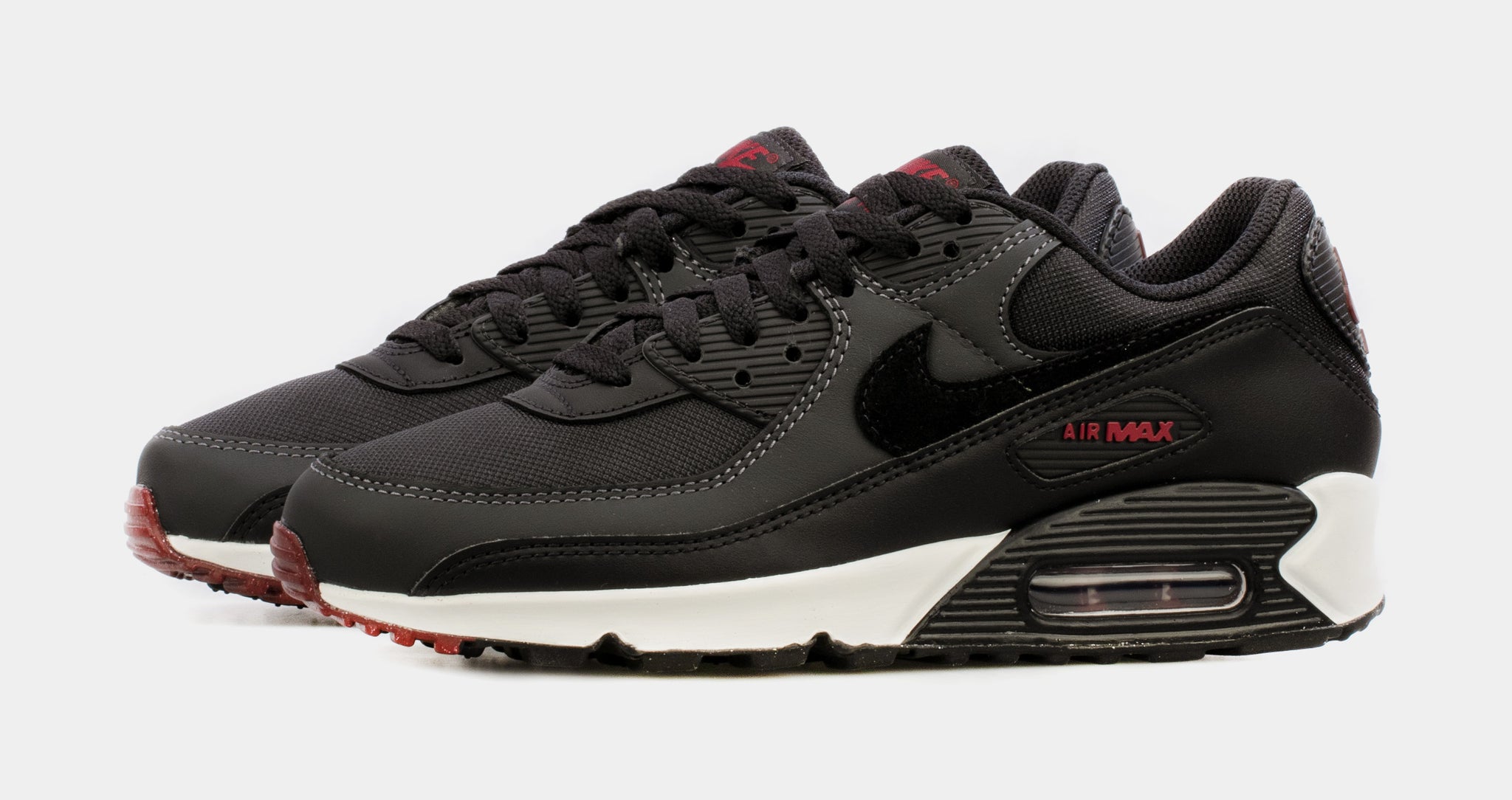Nike Air Max 90 365 Leather Grade School Running Shoes Black CD6864-010 –  Shoe Palace