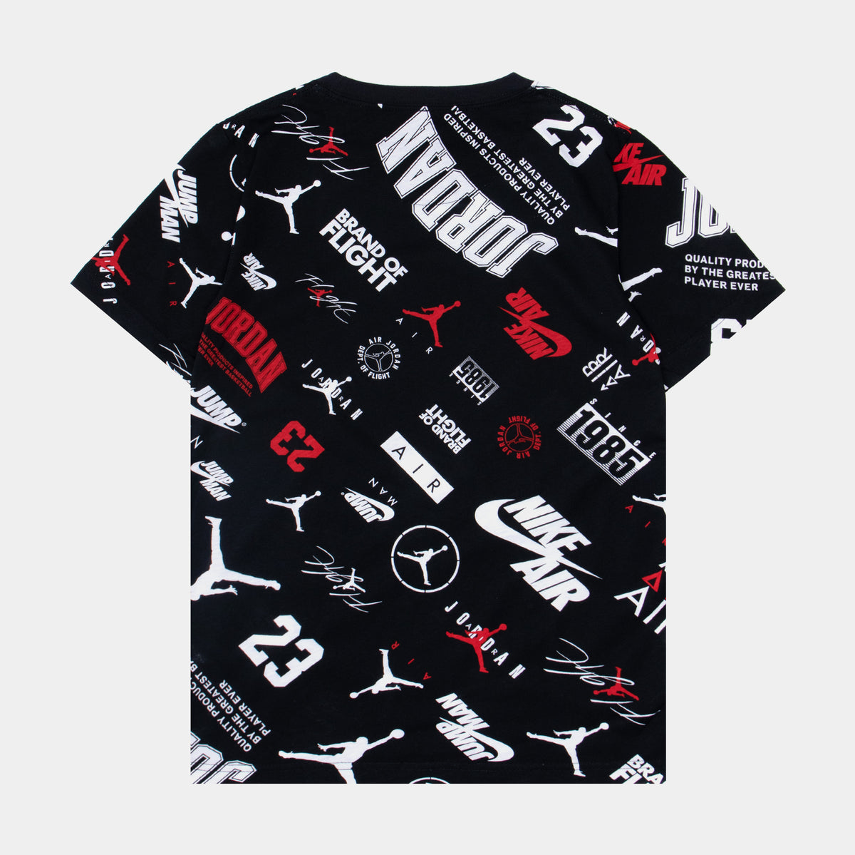 Jordan Levels AOP Tee Grade School Tshirt Black 95B828-023 – Shoe Palace